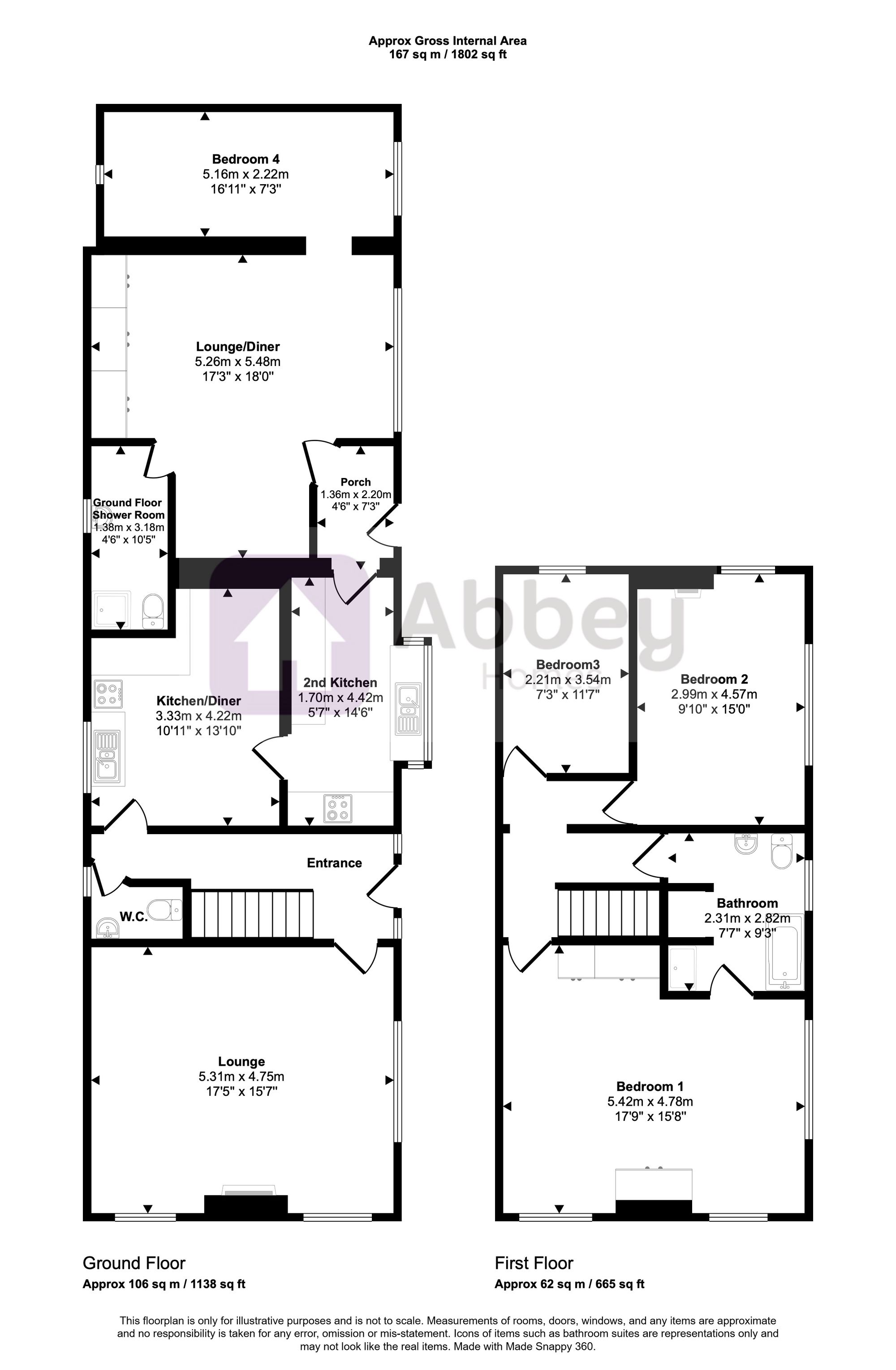 23 Hobson Road, Leicester floorplan