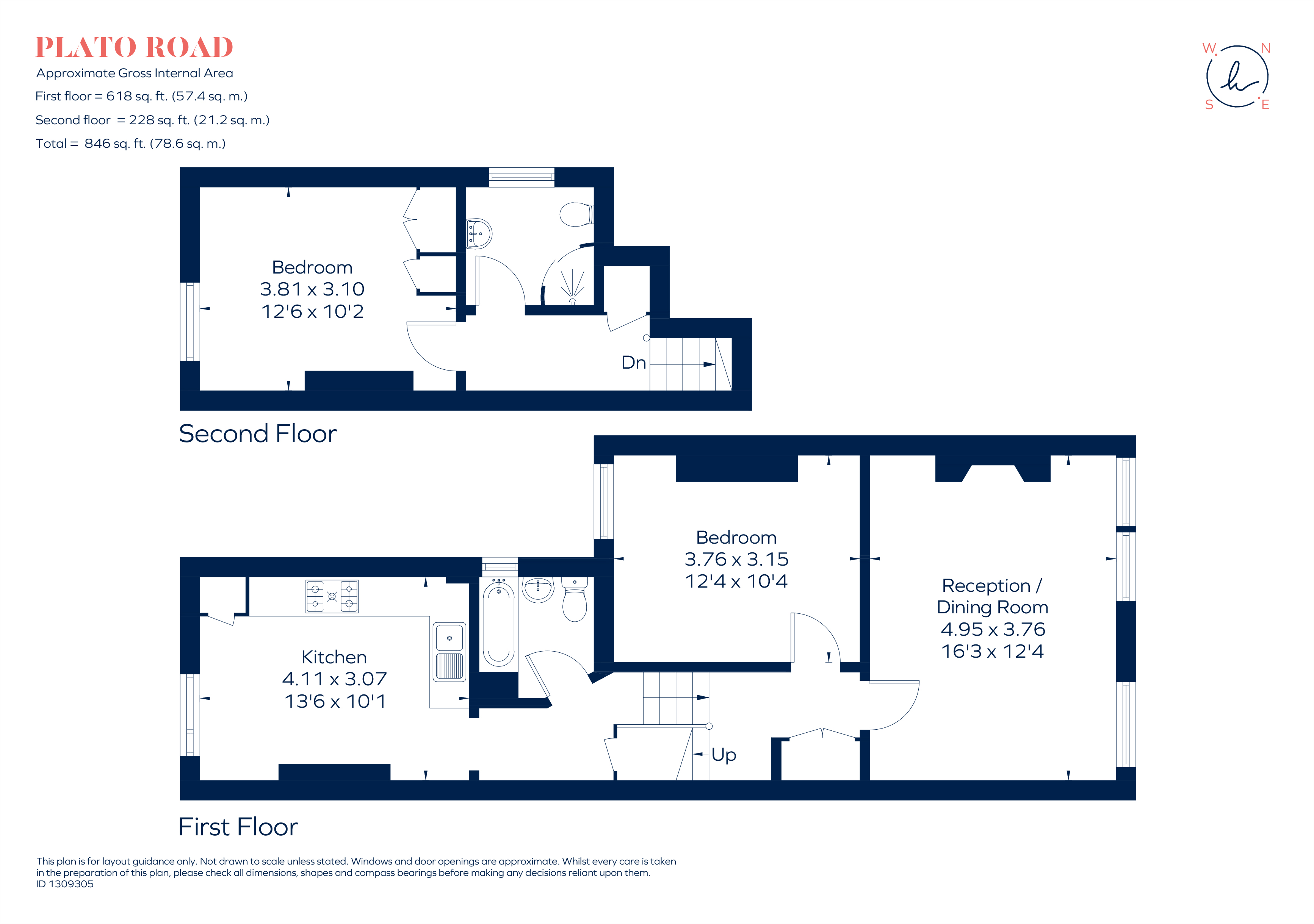 19B, Plato Road, London floorplan