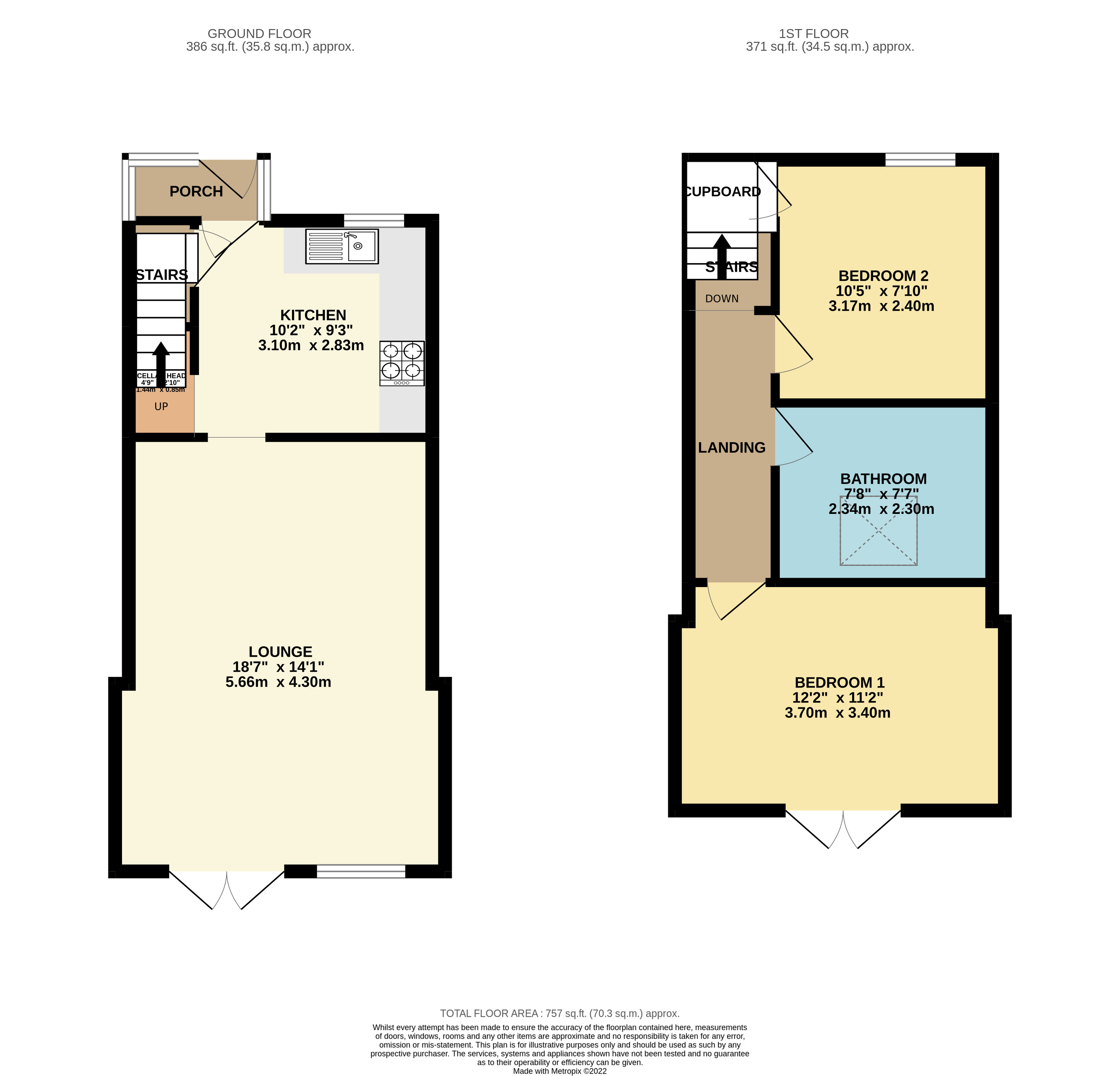 Quarry Field Lane, Wickersley, Rotherham S66, 2 bedroom terraced house