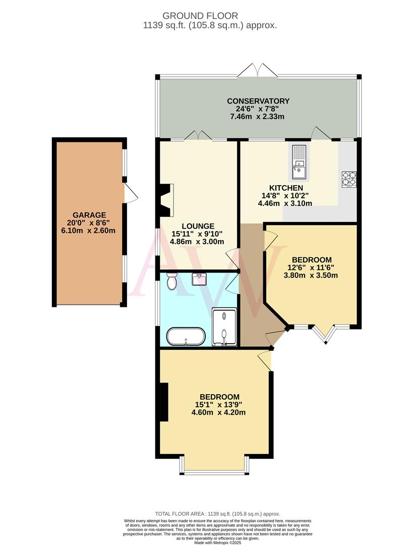 46, Strafford Gate, Potters Bar floorplan