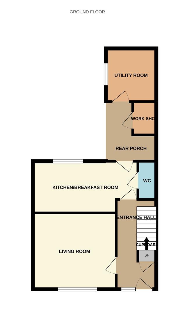 Keats Avenue, Gloucester GL2, 2 bedroom terraced house for sale
