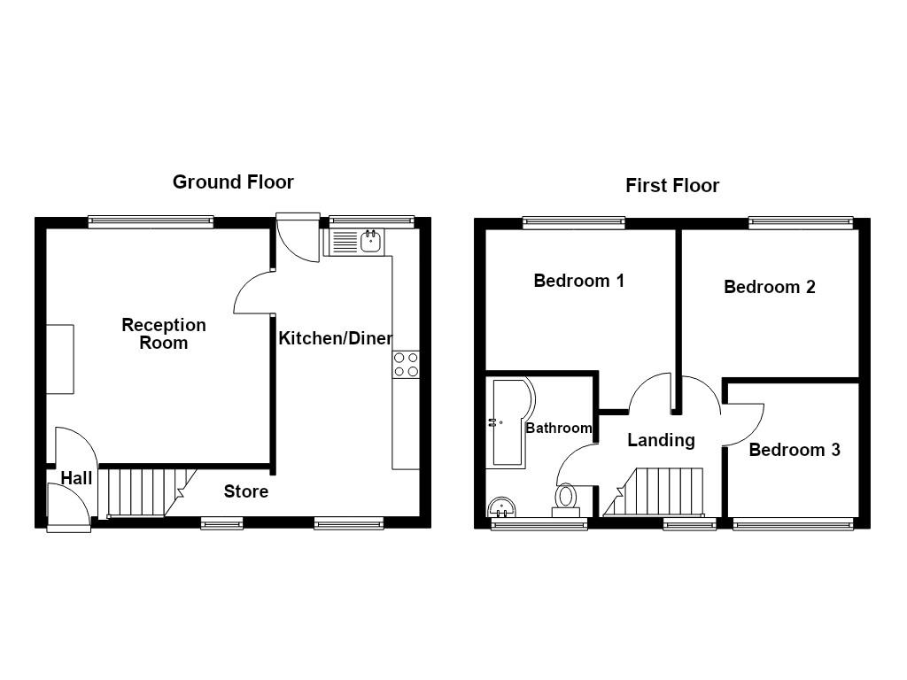 23, Rimington Avenue, Colne floorplan