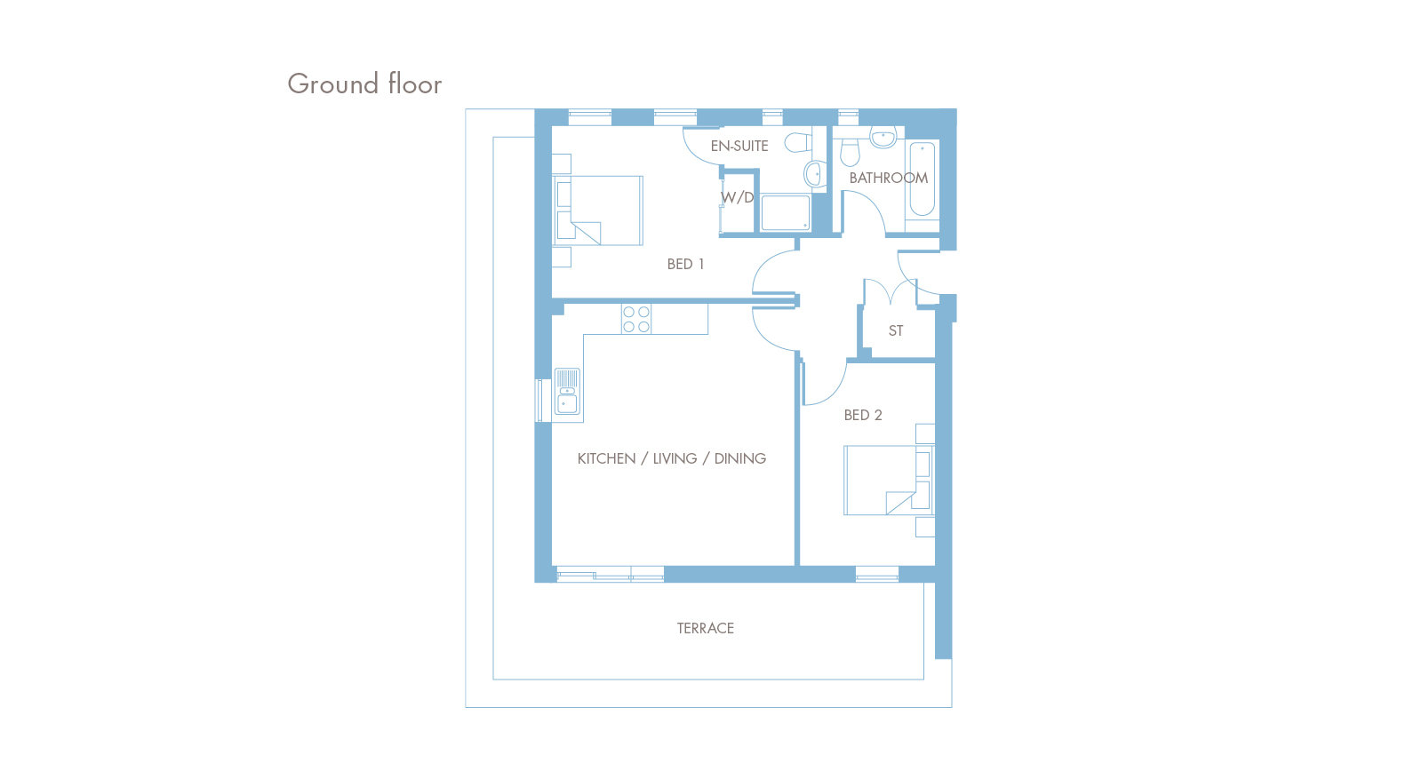 2 Bedrooms Flat for sale in Fen Street, Brooklands, Milton Keynes MK10