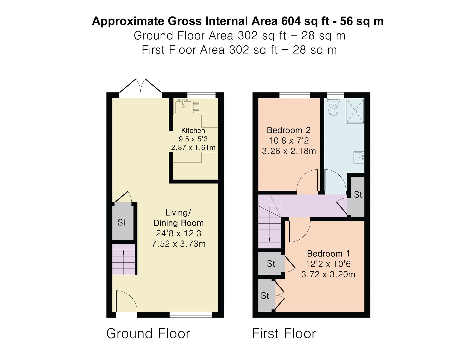 19 Oak Tree Close, Hertford floorplan