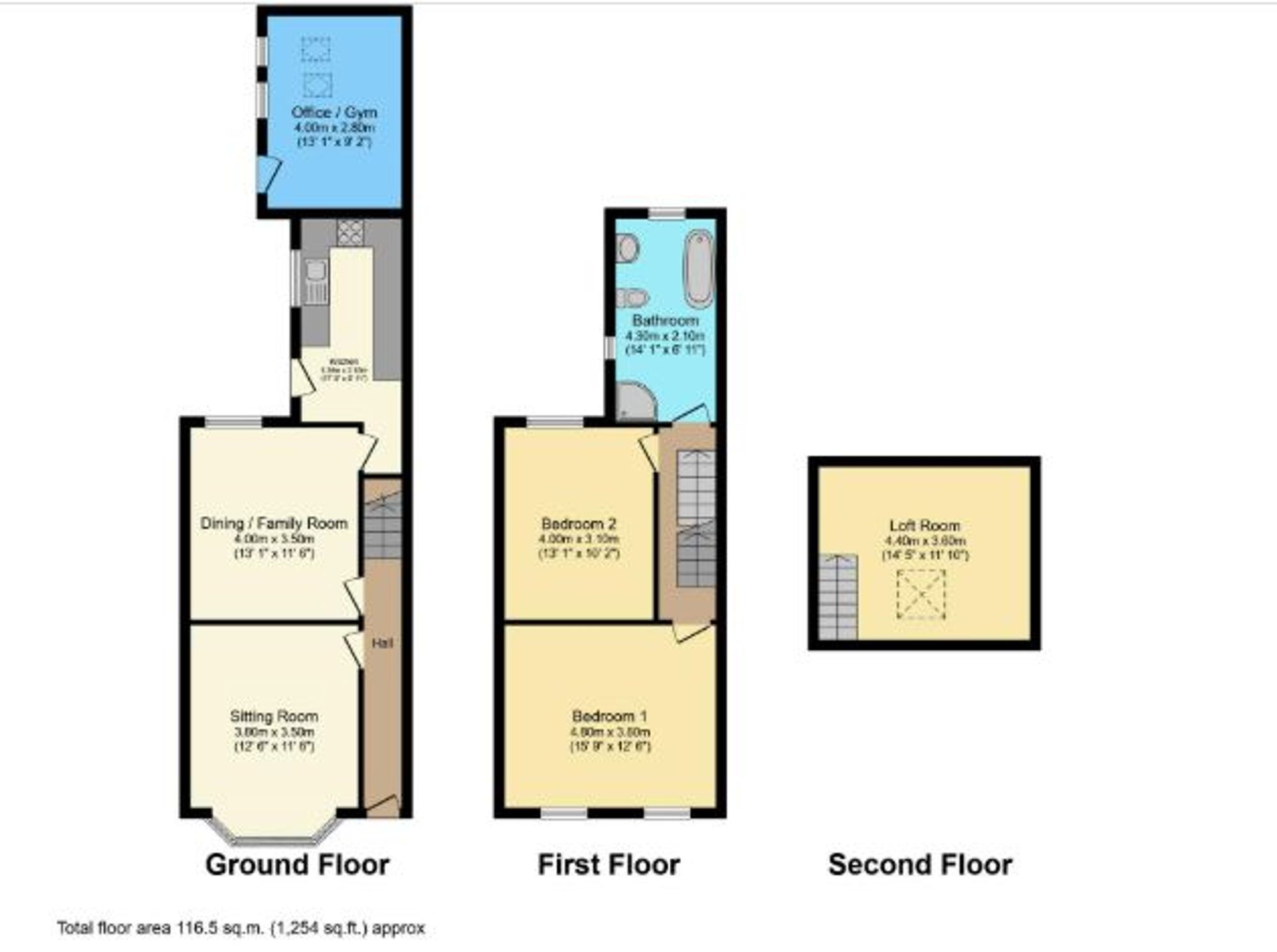 56 The Avenue, Leigh floorplan