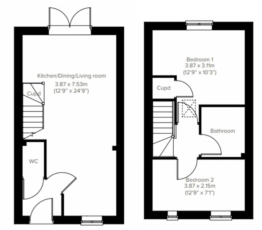 The Alnmouth, Plot 75, Saltram Meadow. Encombe Street, Plymouth floorplan