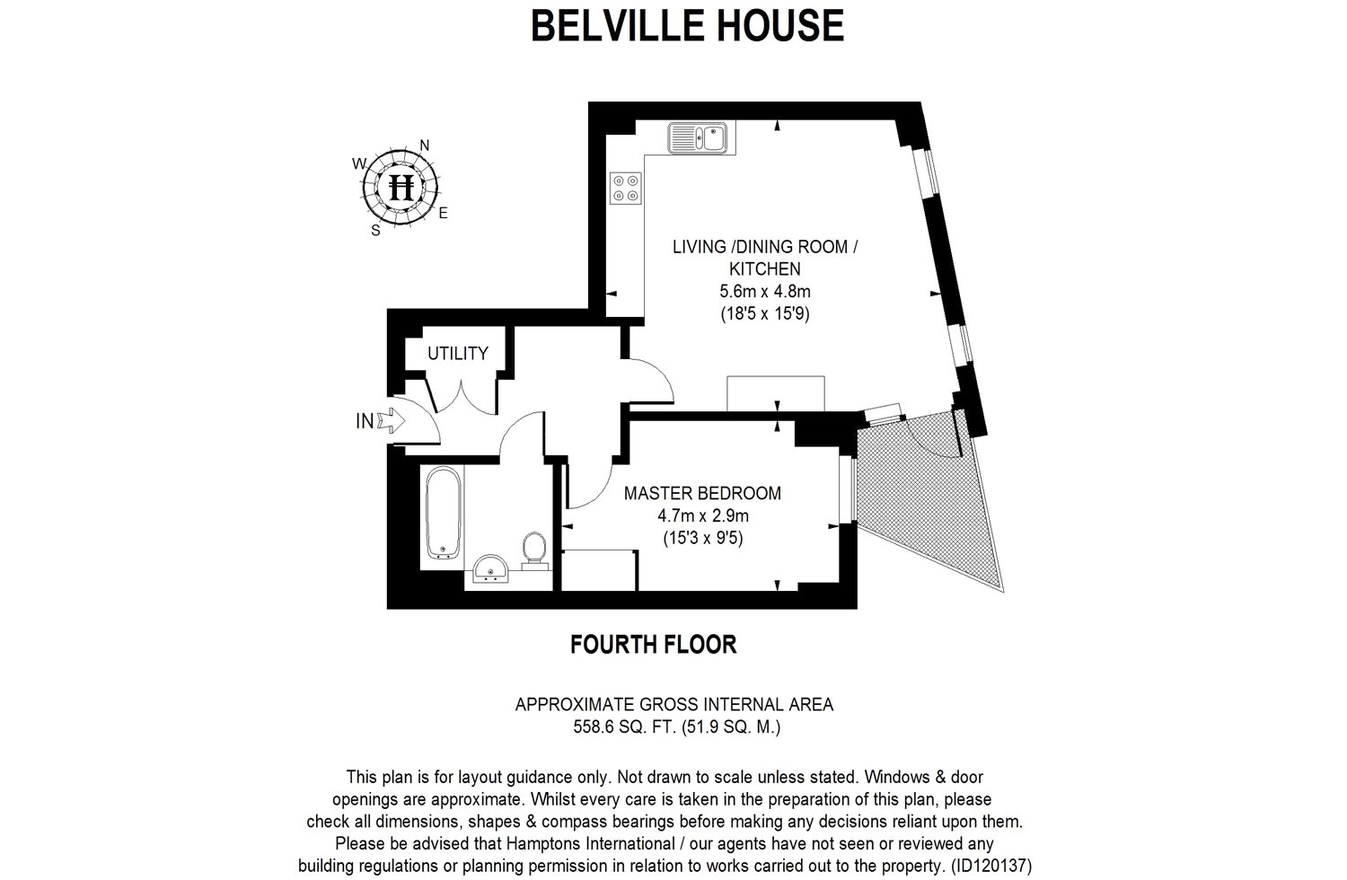 1 Bedrooms Flat for sale in Bellville House, 2 John Donne Way, London SE10