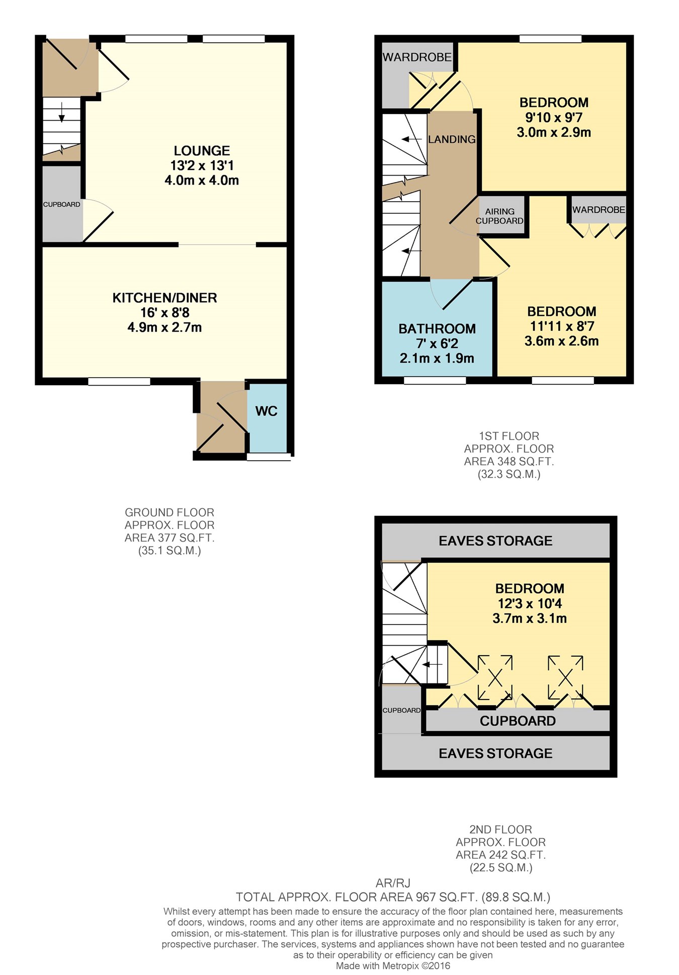 3 Bedrooms Terraced house for sale in Alba Road, Newhall CM17