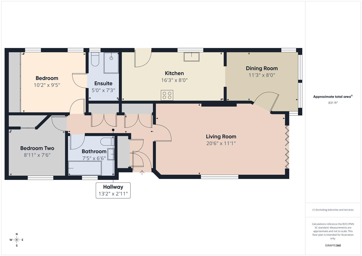 Oakleigh Residential Park, Clacton Road, Weeley floorplan