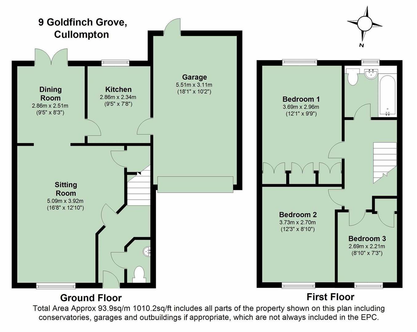 9, Goldfinch Grove, Devon floorplan