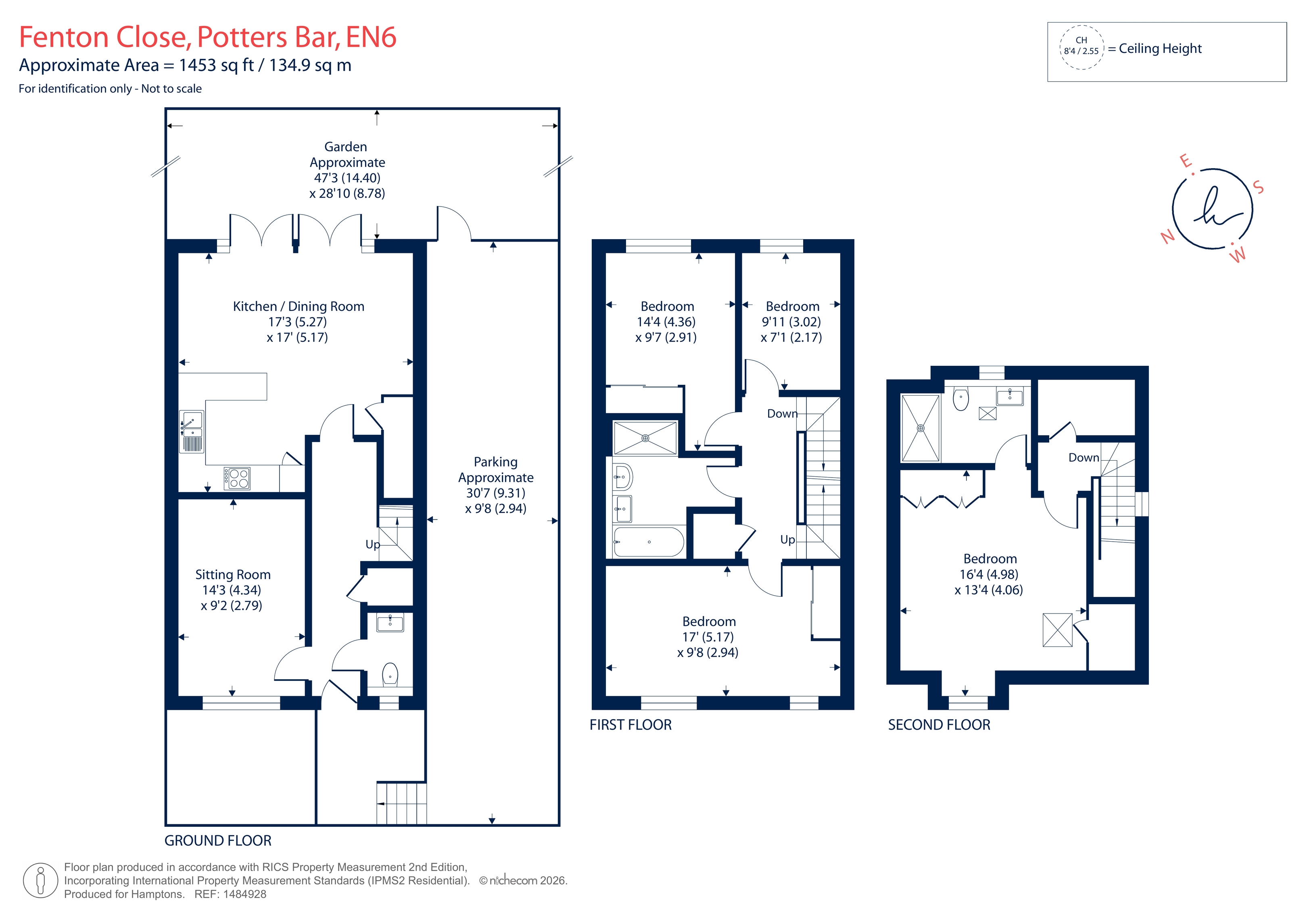 4, Fenton Close, Potters Bar floorplan
