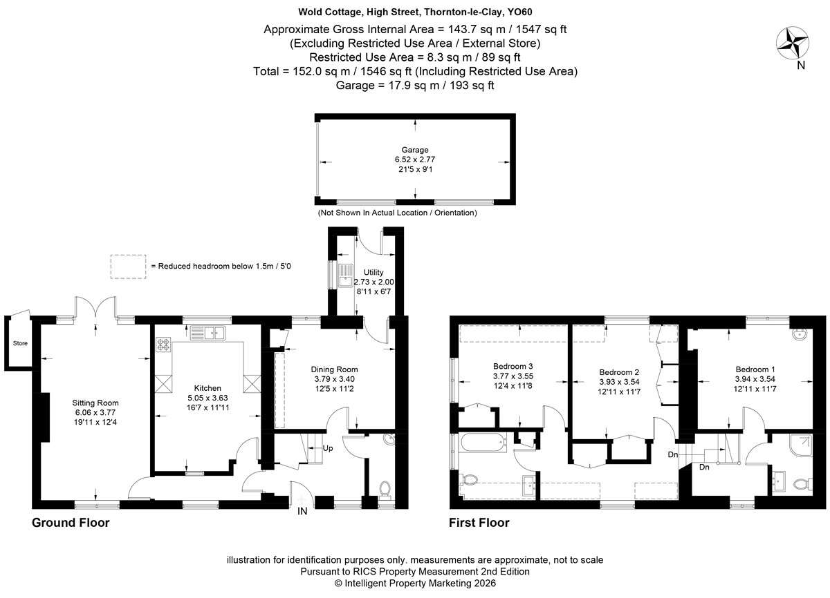 Wold Cottage,, High Street, York floorplan