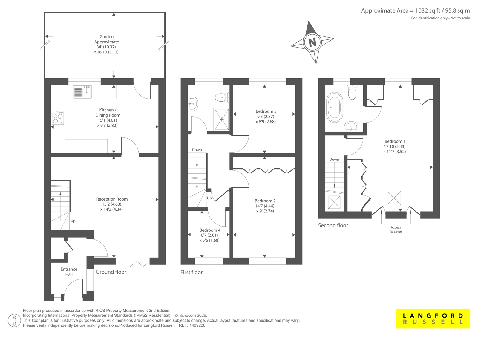 145, Clareville Road, Orpington floorplan