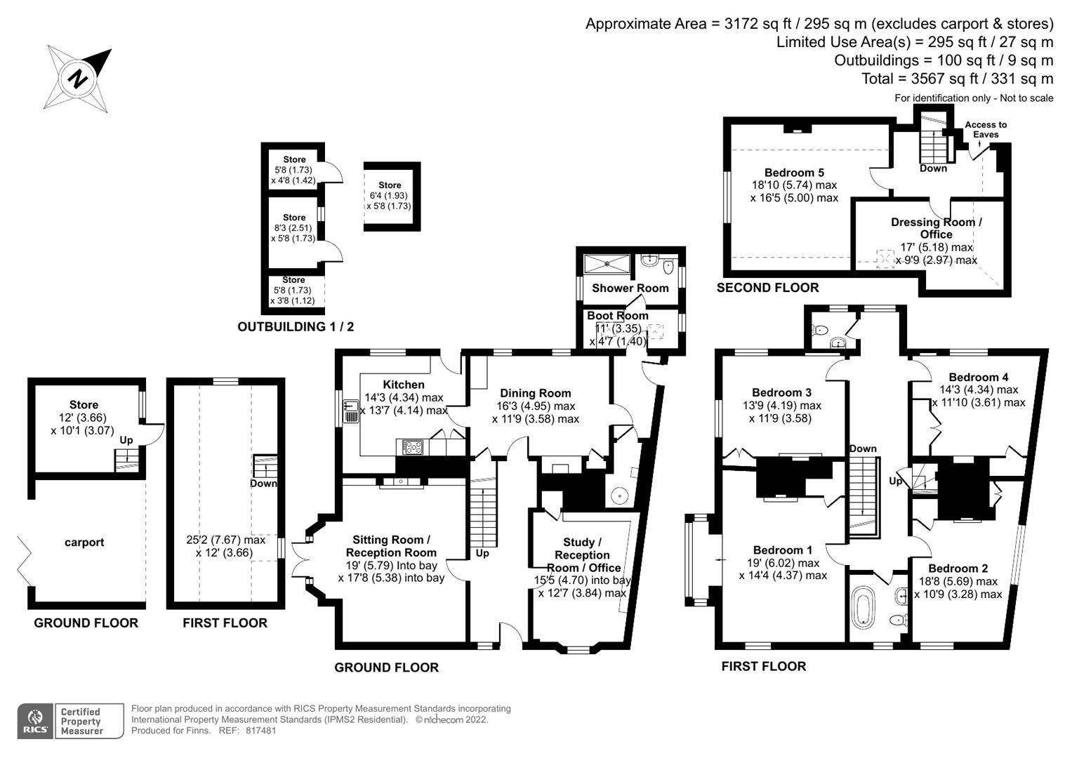 The Master's Lodge, 58, St Peter's Street, Canterbury floorplan