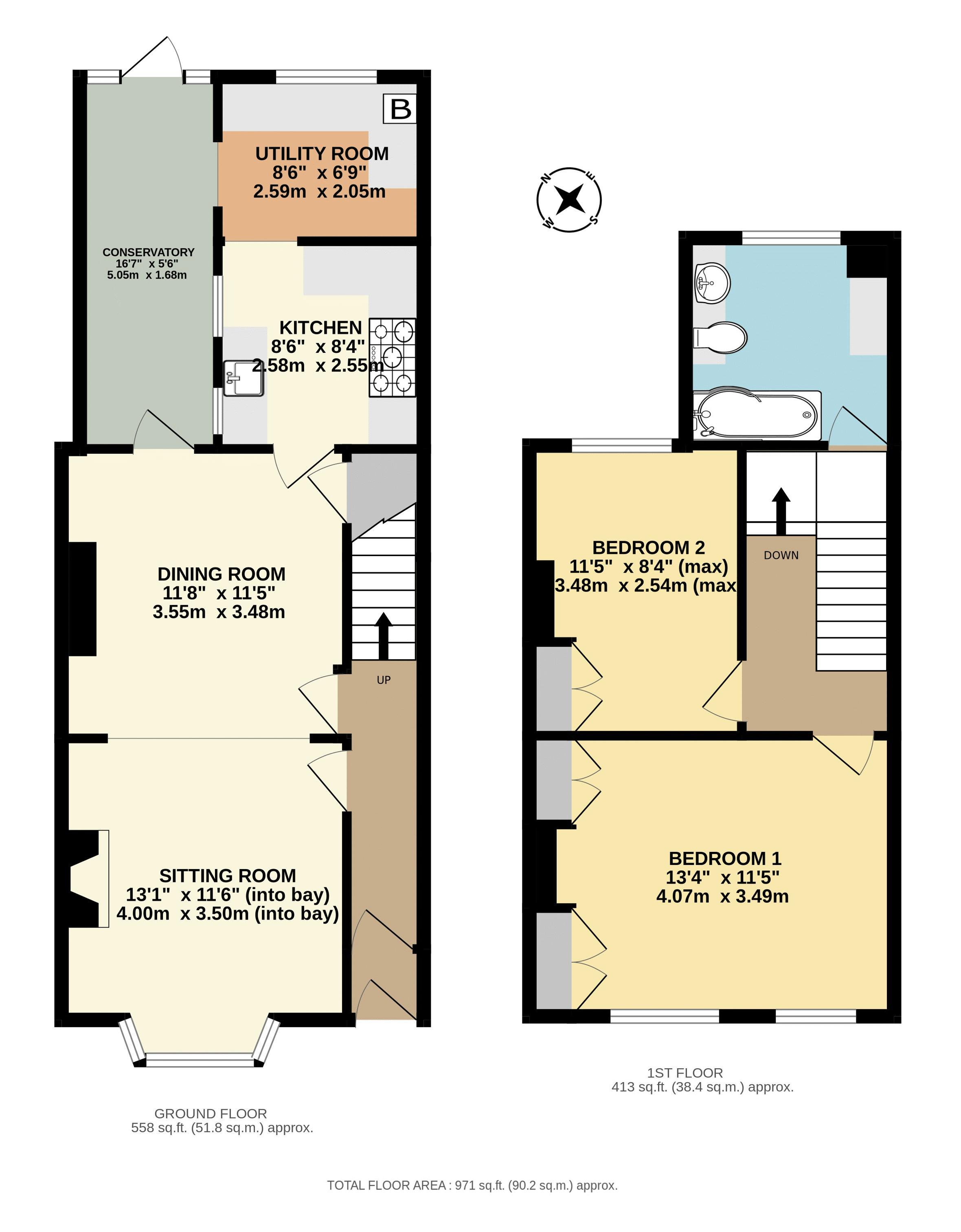 16 Ashfield Terrace, Forton Road, Chard floorplan
