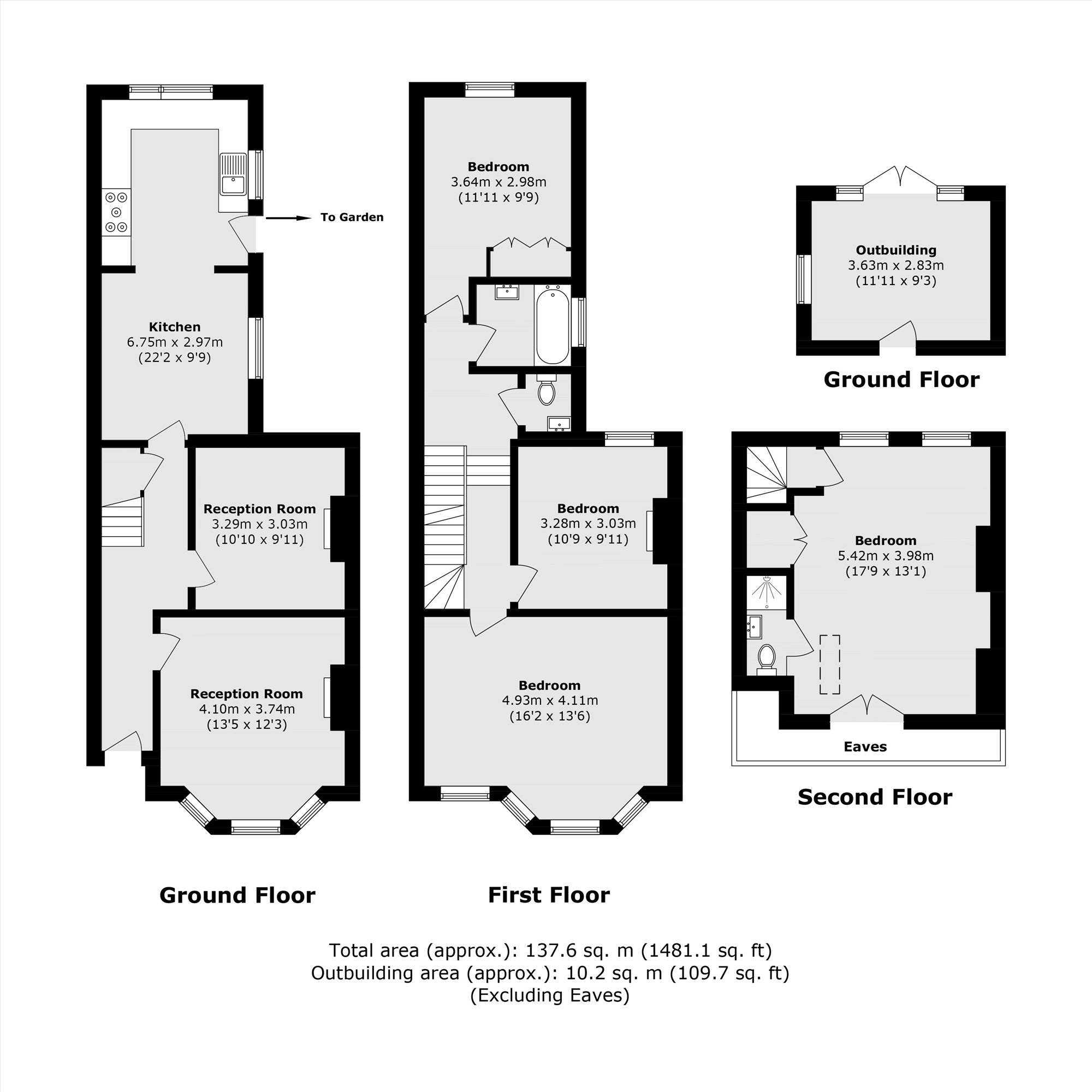 33, Leighton Road, London floorplan