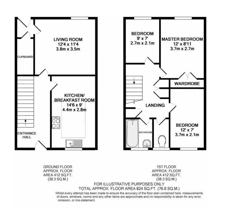 65 Bardsley Drive, Farnham floorplan