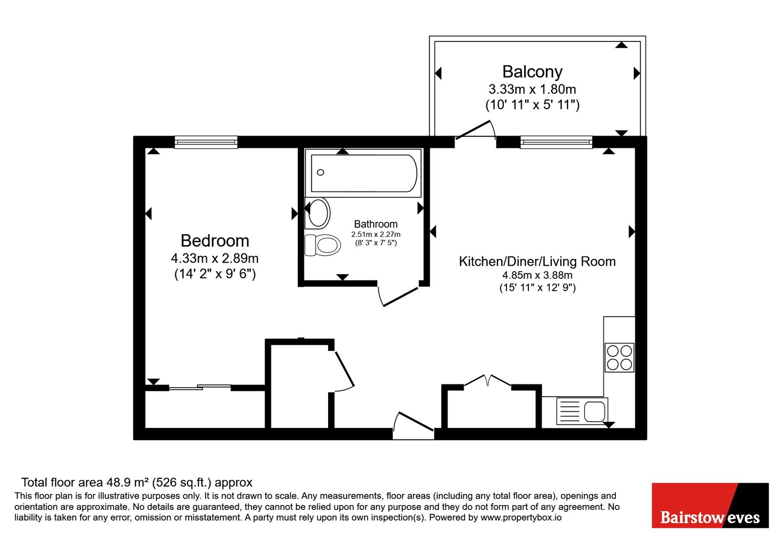 Flat 199, Cornwell House, 15, Ron Leighton Way, London floorplan