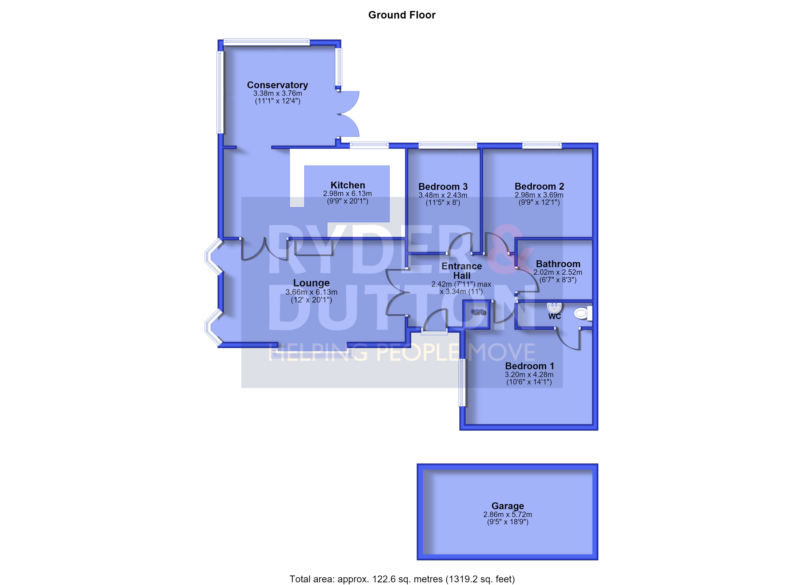 11, Forest View, Rochdale floorplan