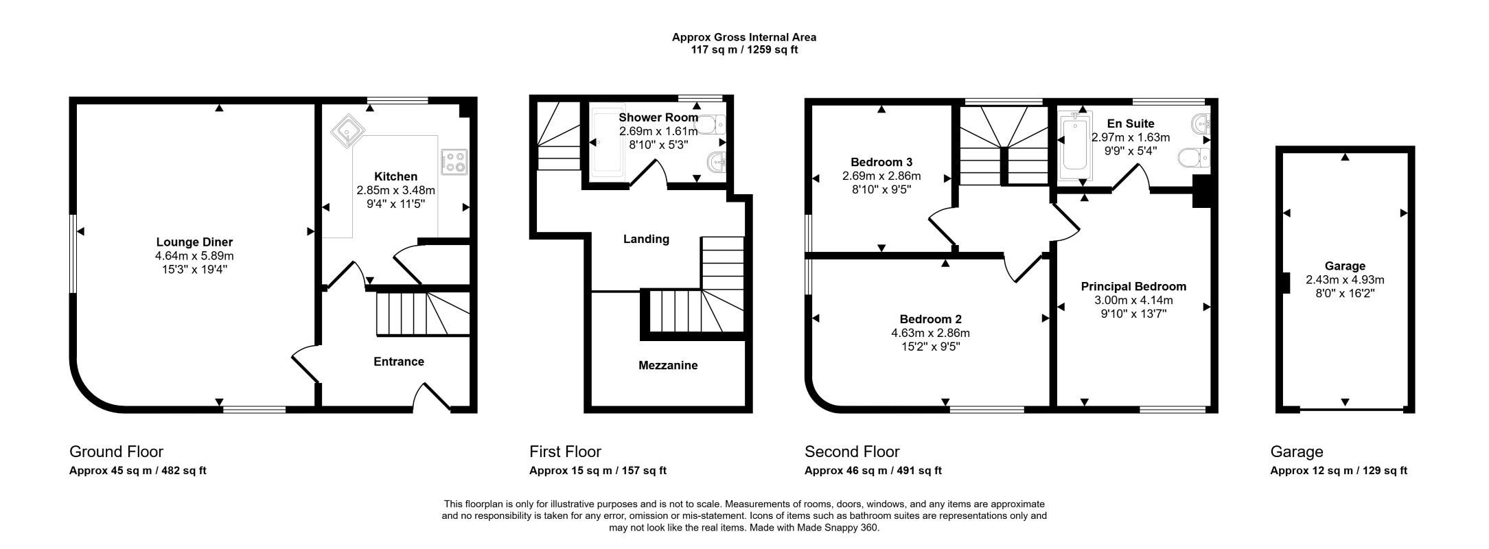 1, Amport Park Mews, Andover floorplan