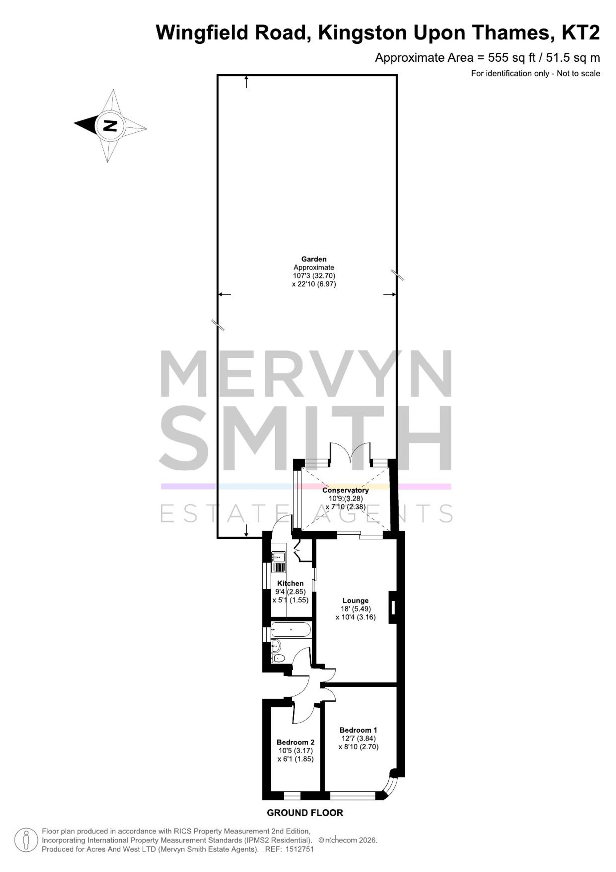 41 Wingfield Road, Kingston Upon Thames floorplan