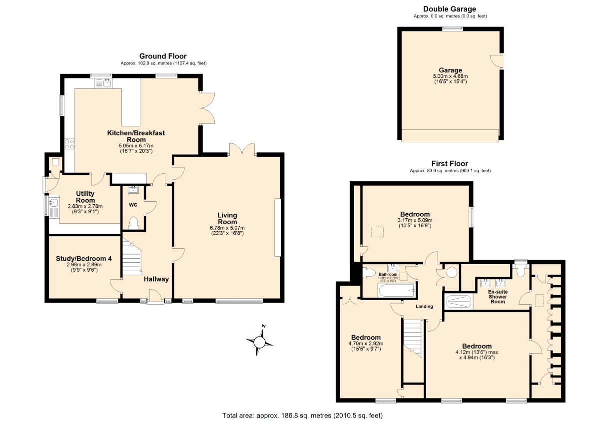 Sapphire Cottage, Ross-on-Wye floorplan