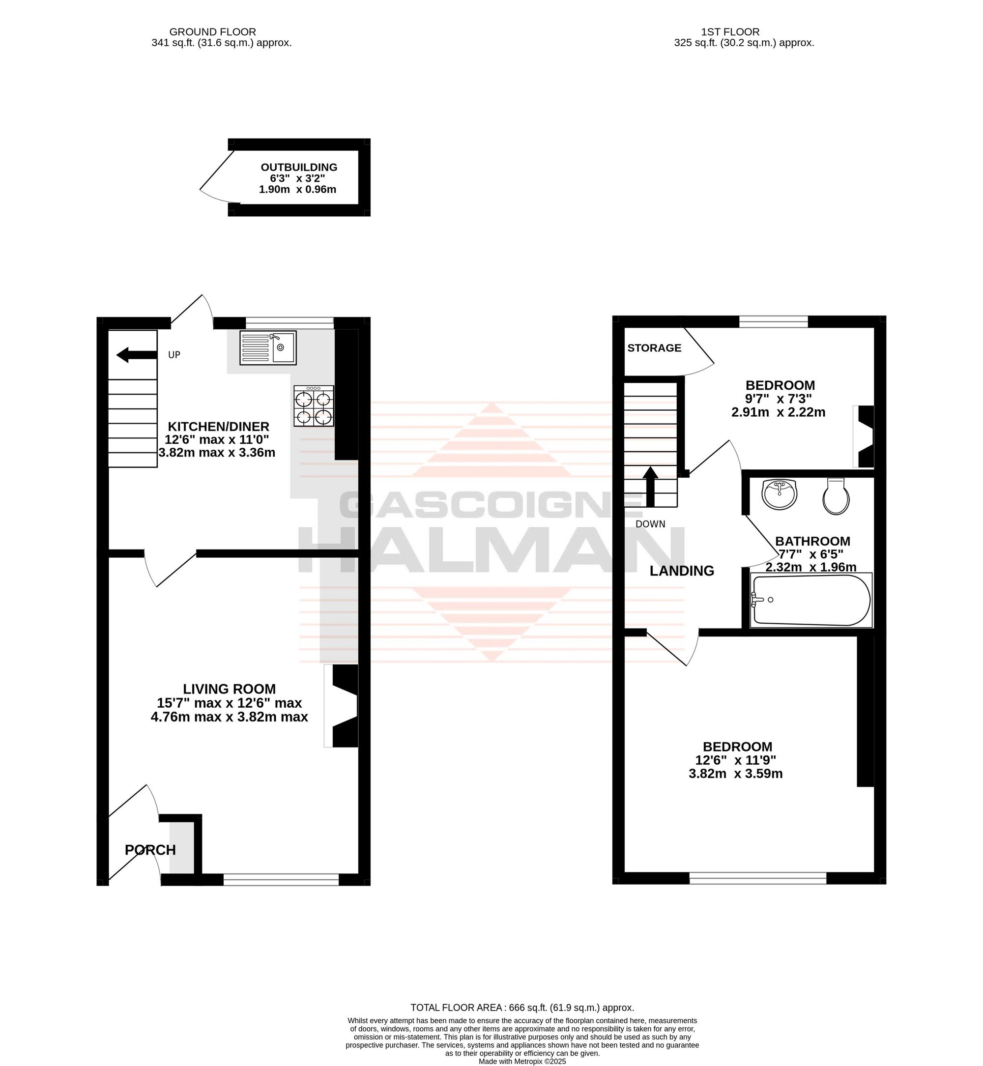 20 Hyde Grove, Sale floorplan