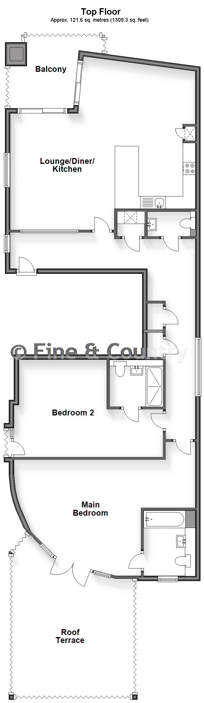 Ocean View, Fitzroy Avenue, Broadstairs floorplan