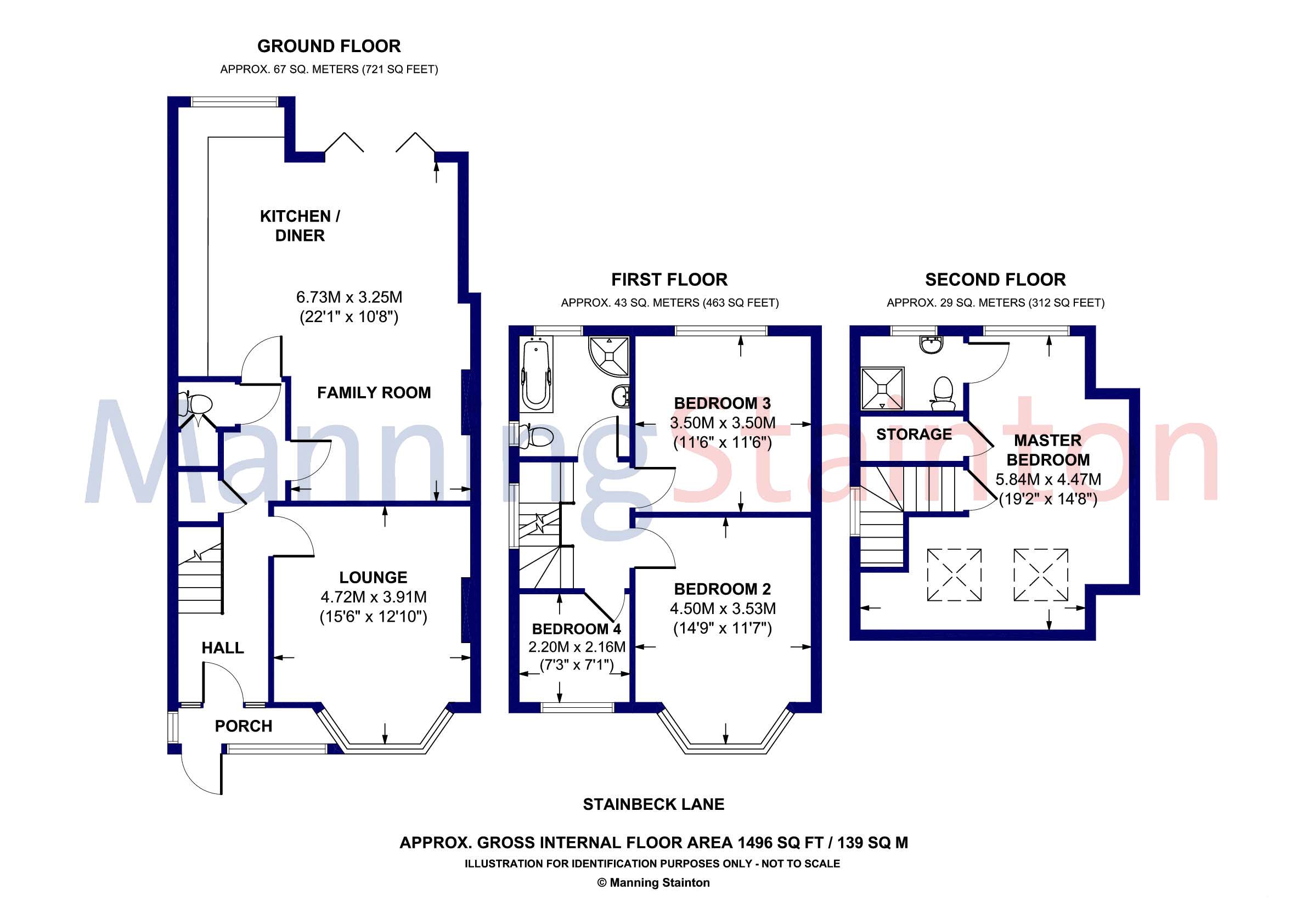 Stainbeck Lane, Chapel Allerton, Leeds LS7, 4 bedroom semidetached