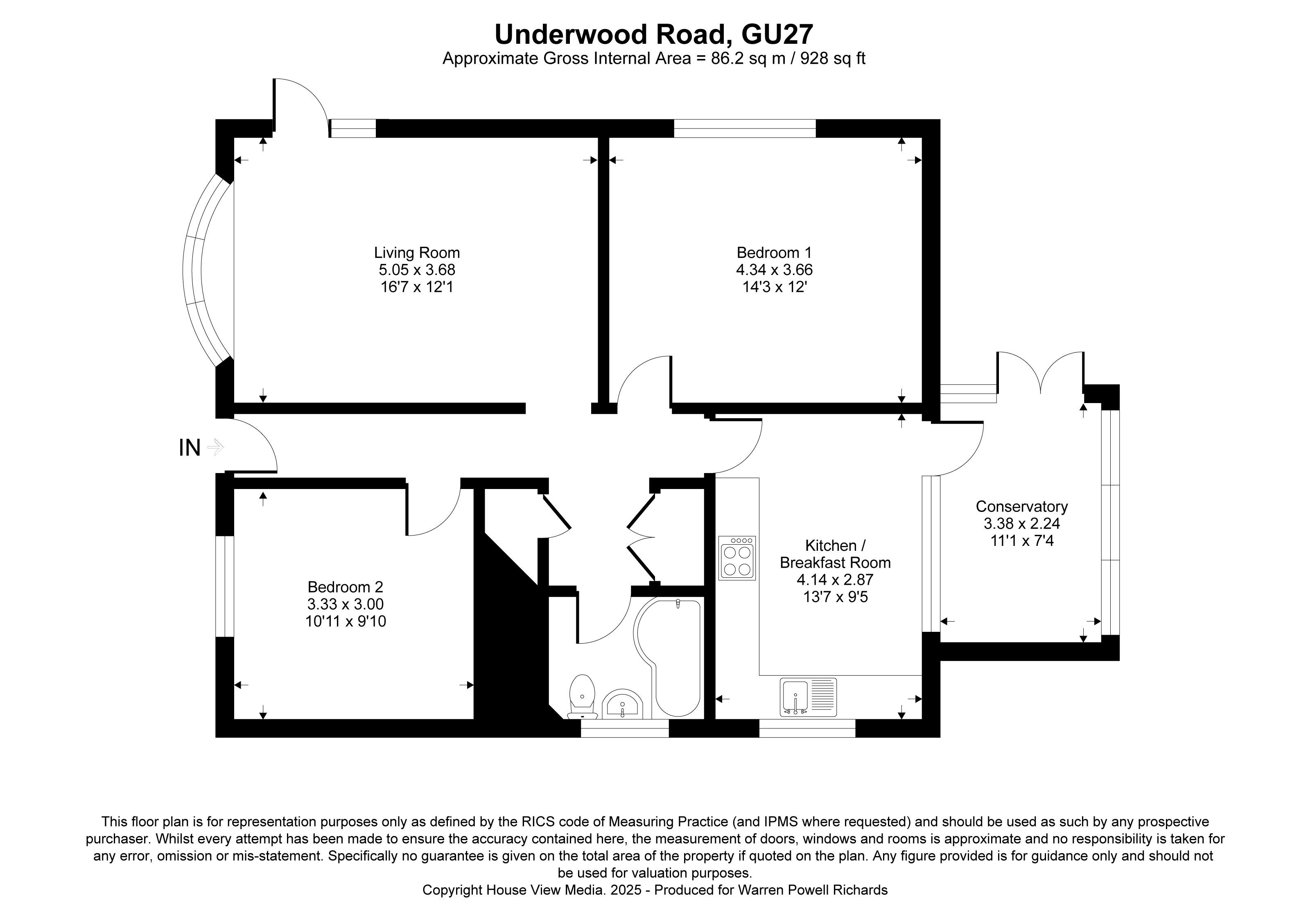 29, Underwood Road, Surrey floorplan