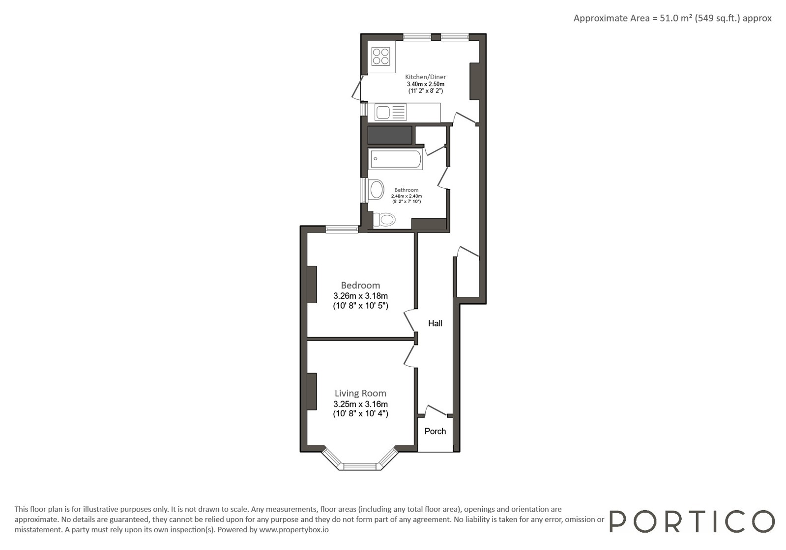 Seymour Road, London floorplan