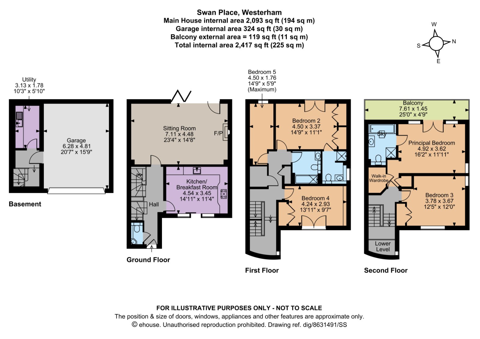 2, Swan Place, Kent floorplan