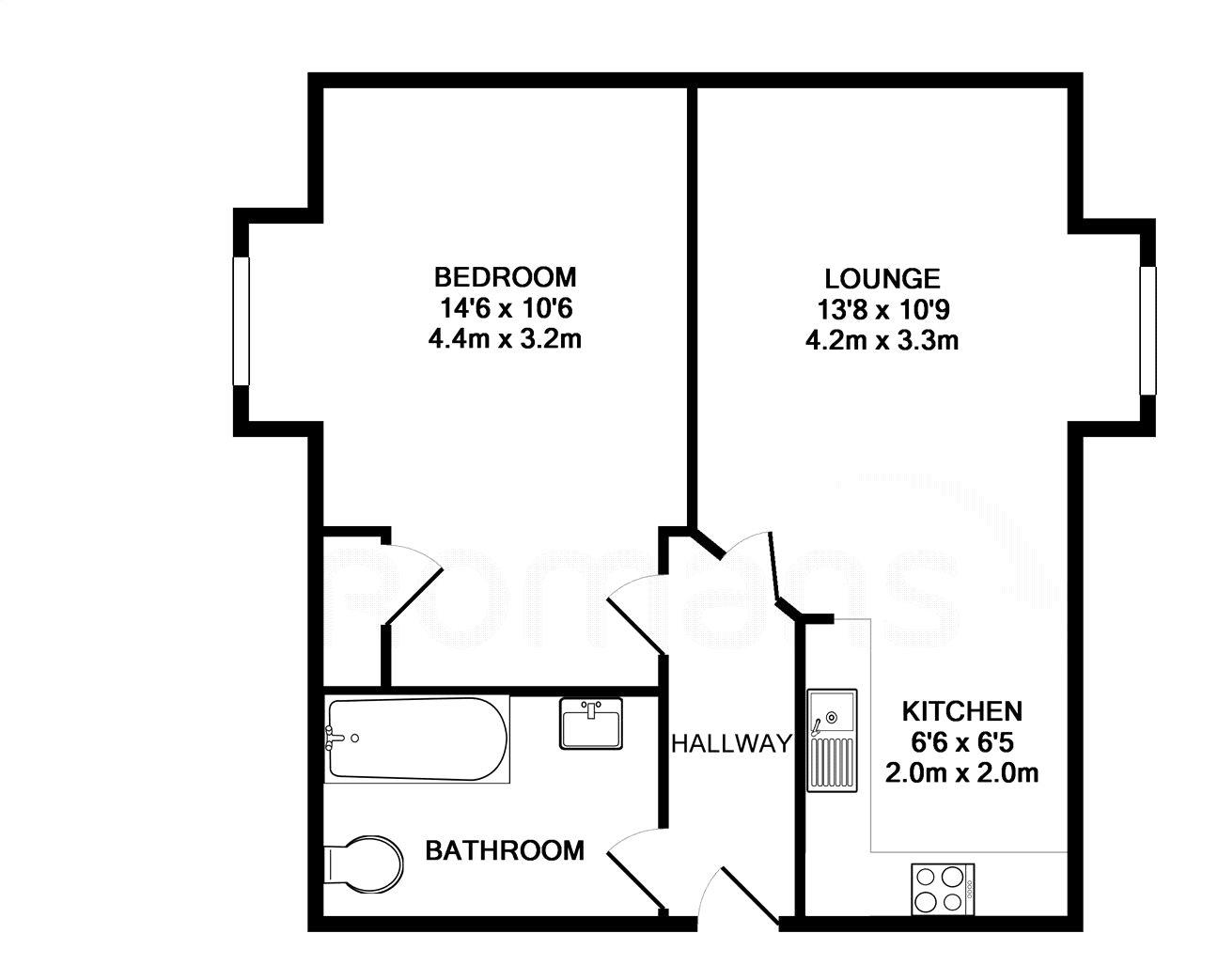 5, Park House, Farnborough floorplan