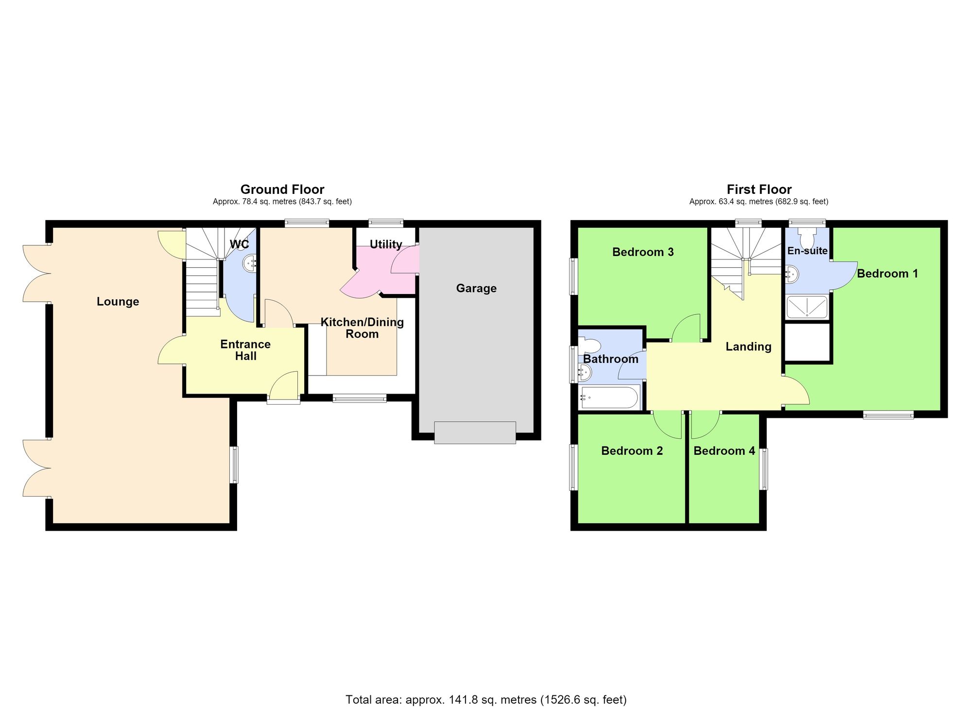 2 Plough Way, Boston floorplan