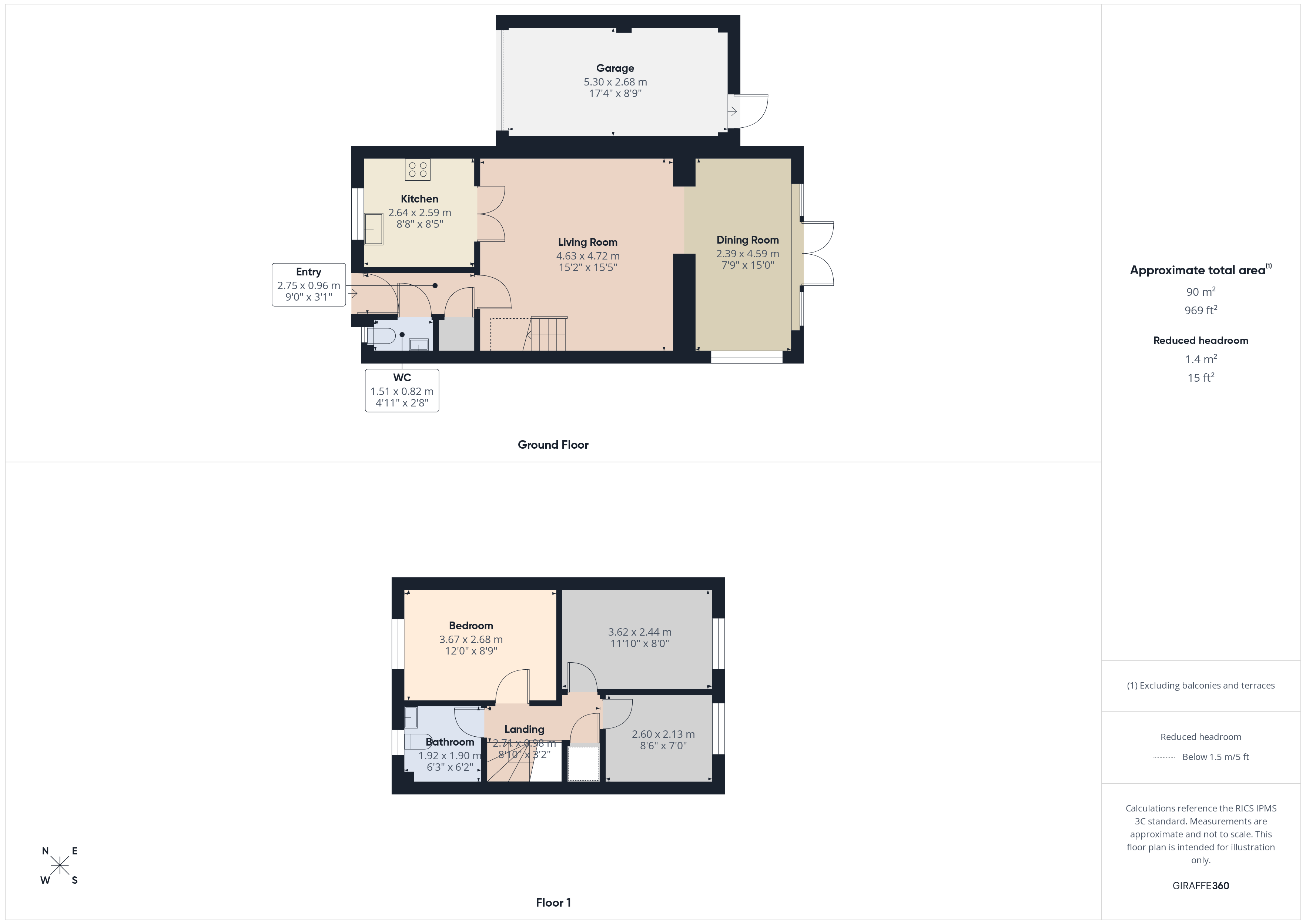 15, Pochard Close, Chatham floorplan