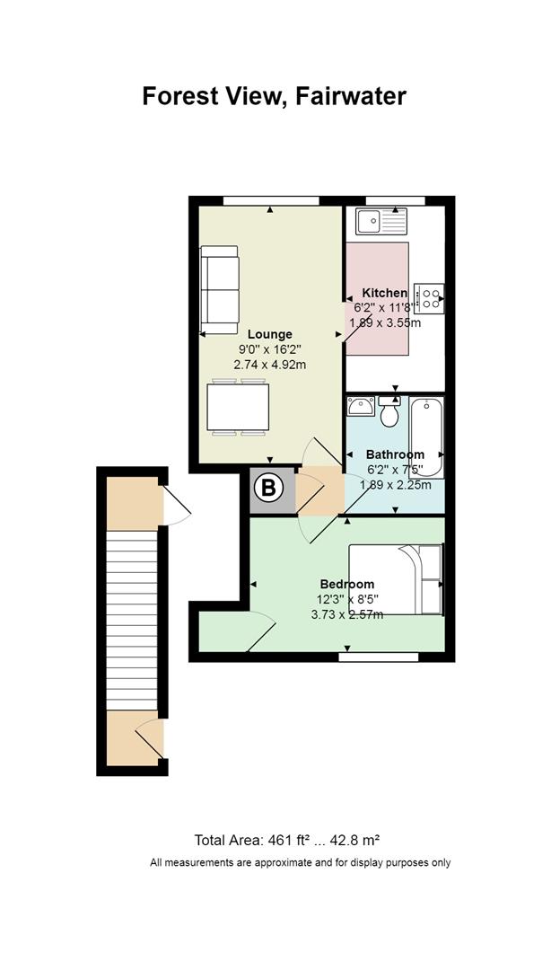 39, Forest View, Cardiff floorplan