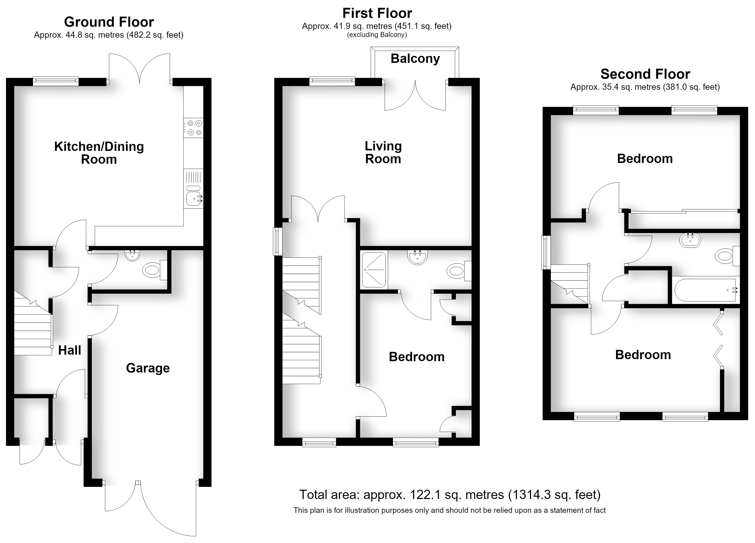 John Nash Square, Kenilworth floorplan