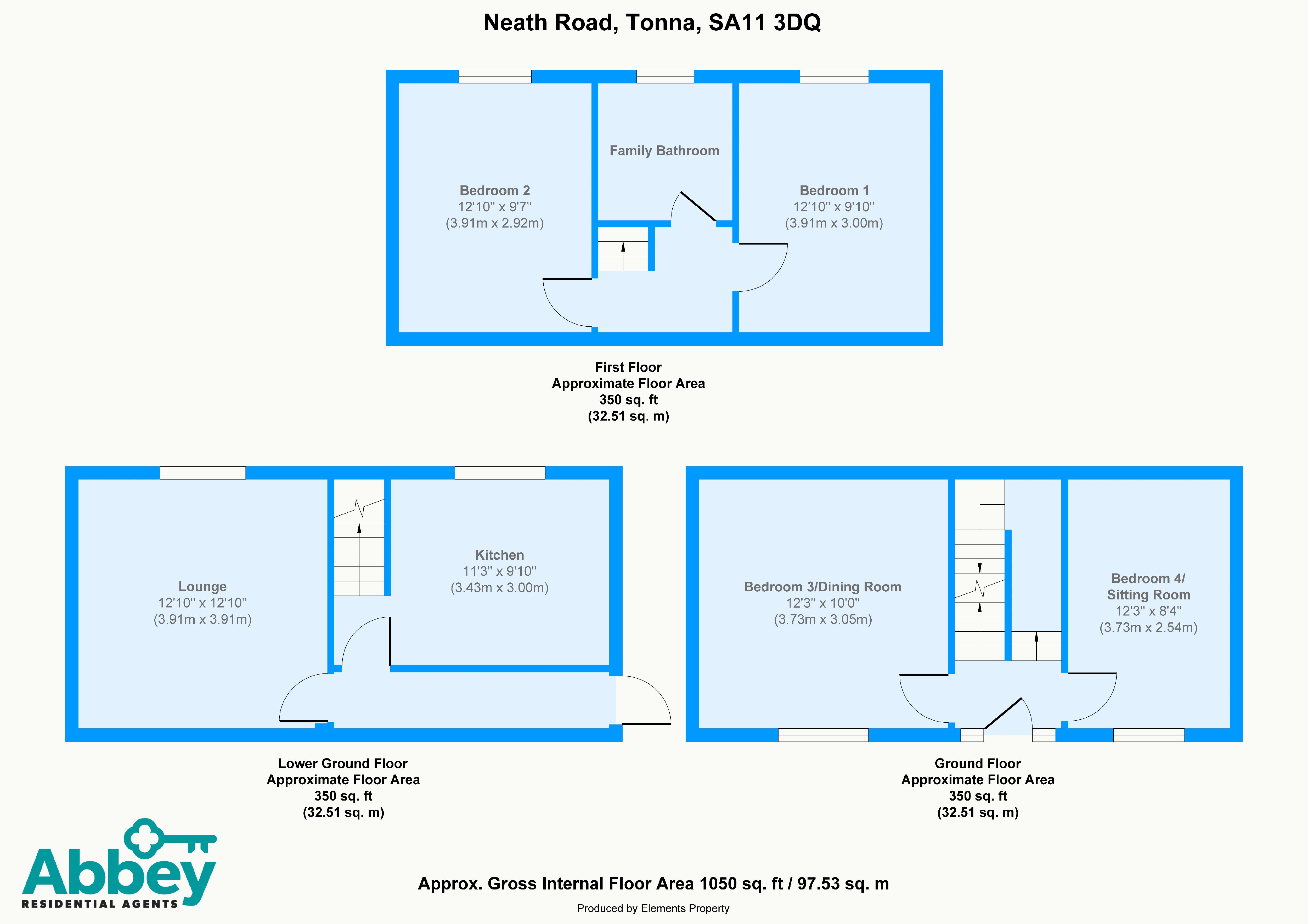 17, Neath Road, Neath floorplan