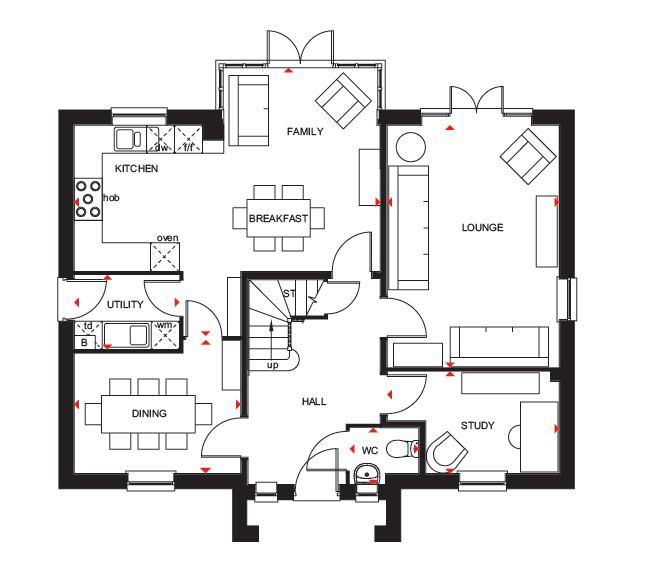 4 Bedrooms Detached house for sale in 