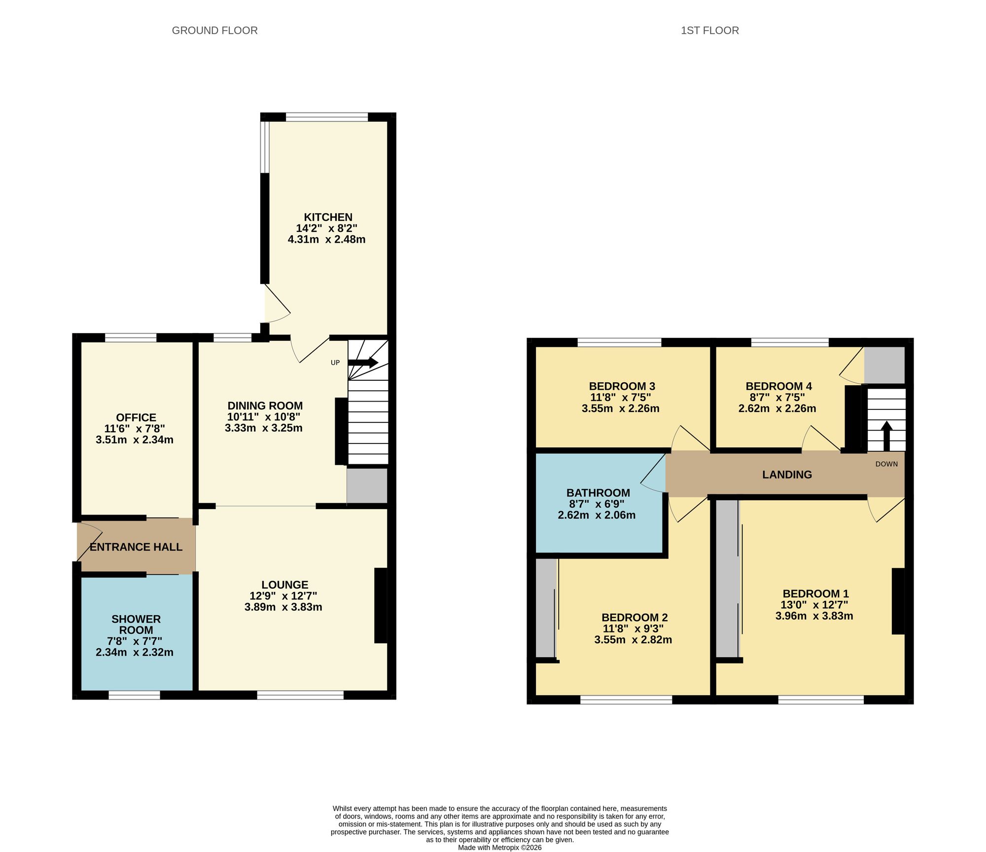 8 Romill Close, Southampton floorplan