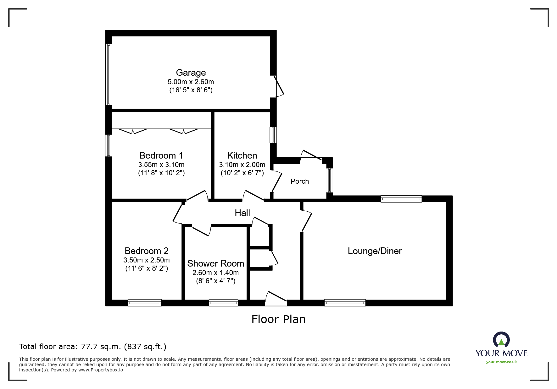 23, Milgrove Crescent, Sheffield floorplan