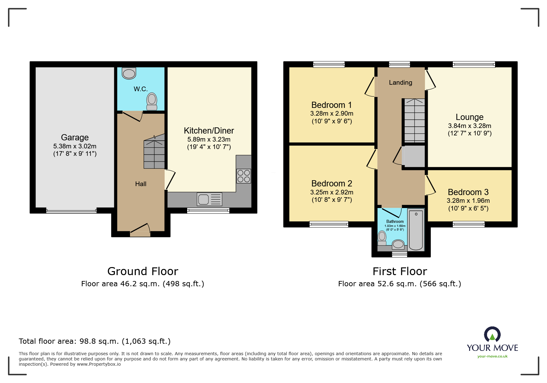 23, Stockbridge Wharf, Keighley floorplan