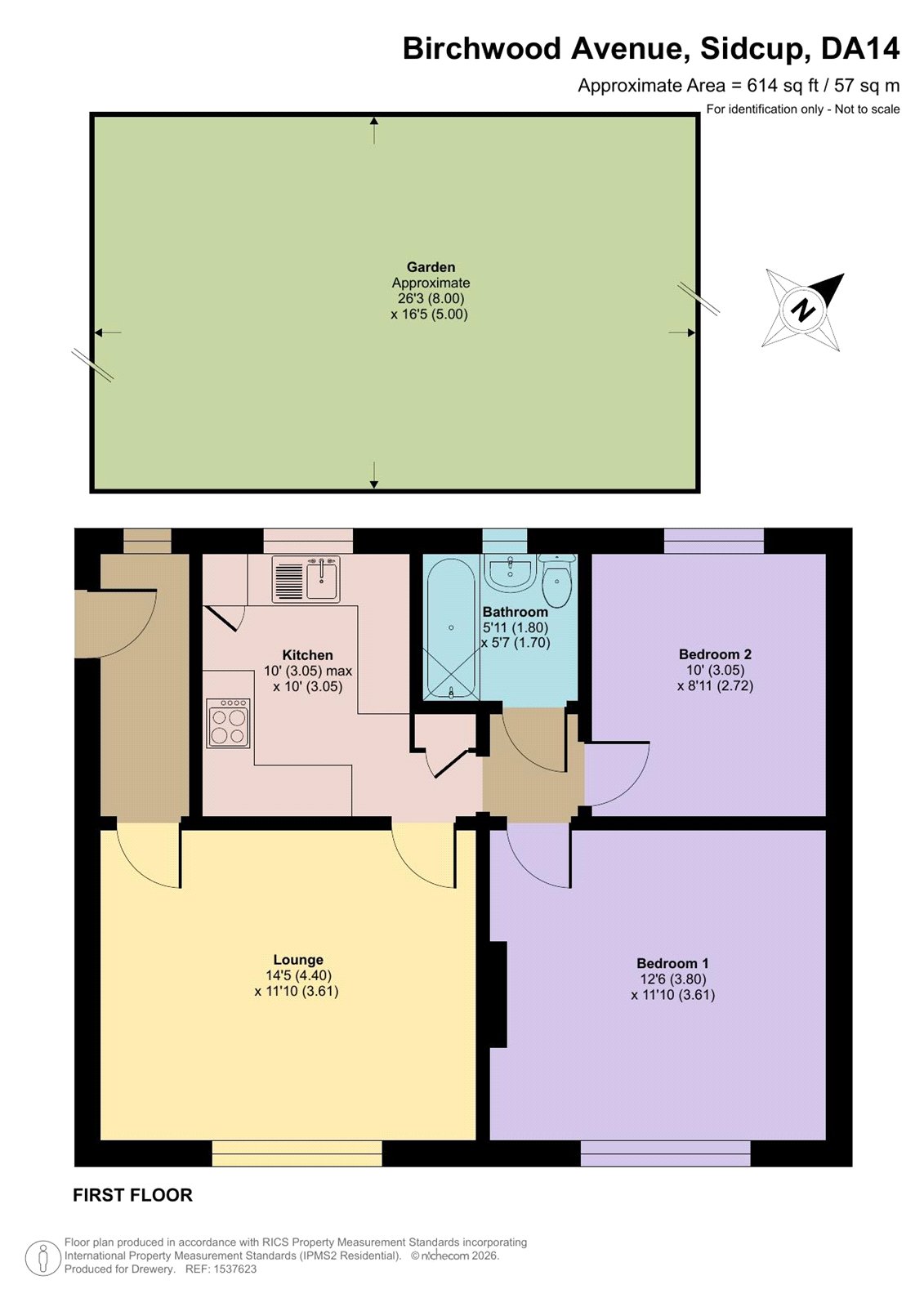 Birchwood Avenue, Sidcup floorplan