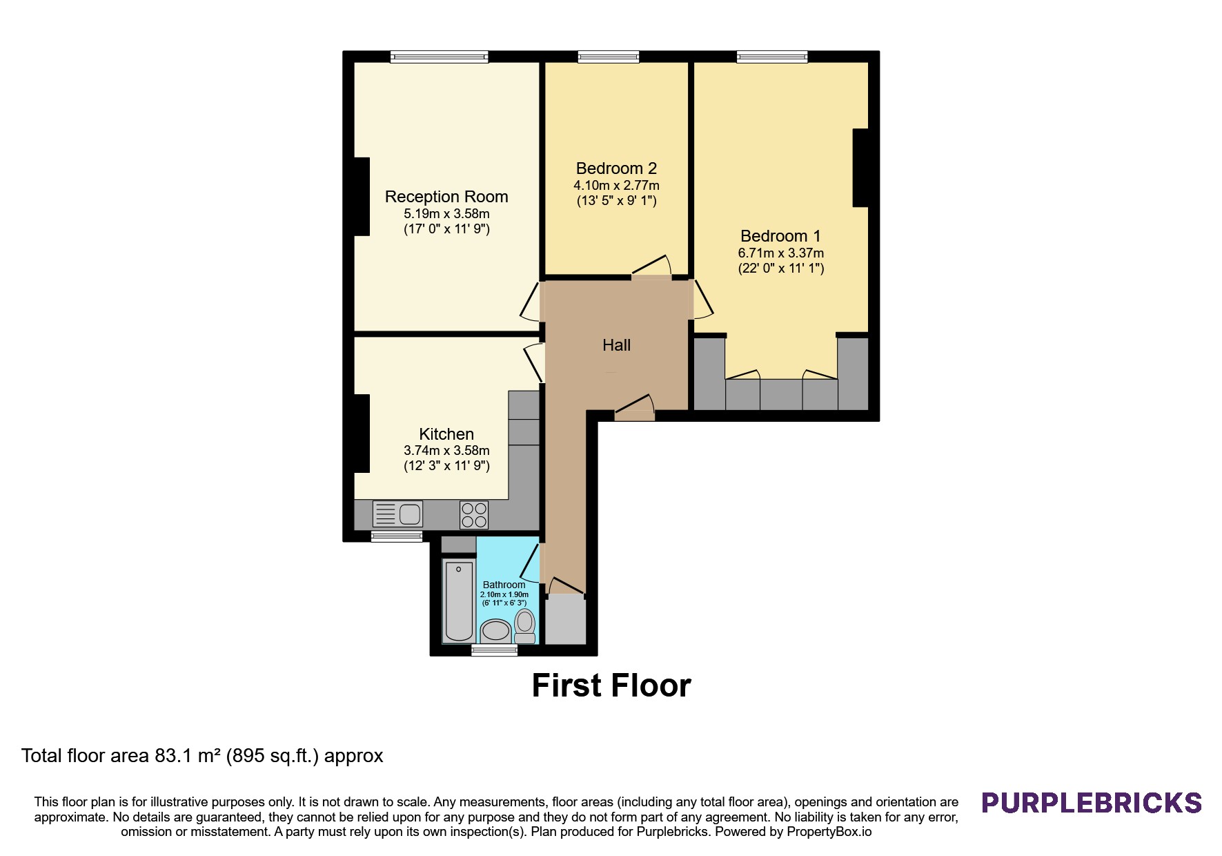 271a, Willesden Lane, London floorplan
