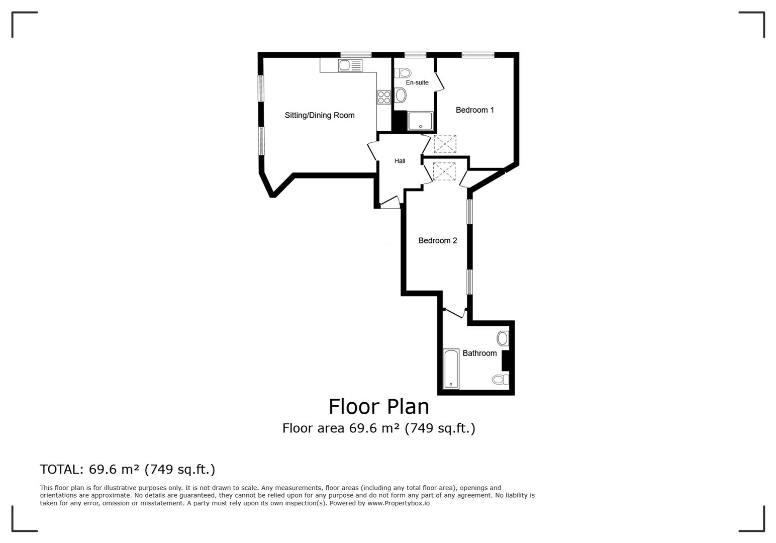 Northernhay Street, Exeter floorplan