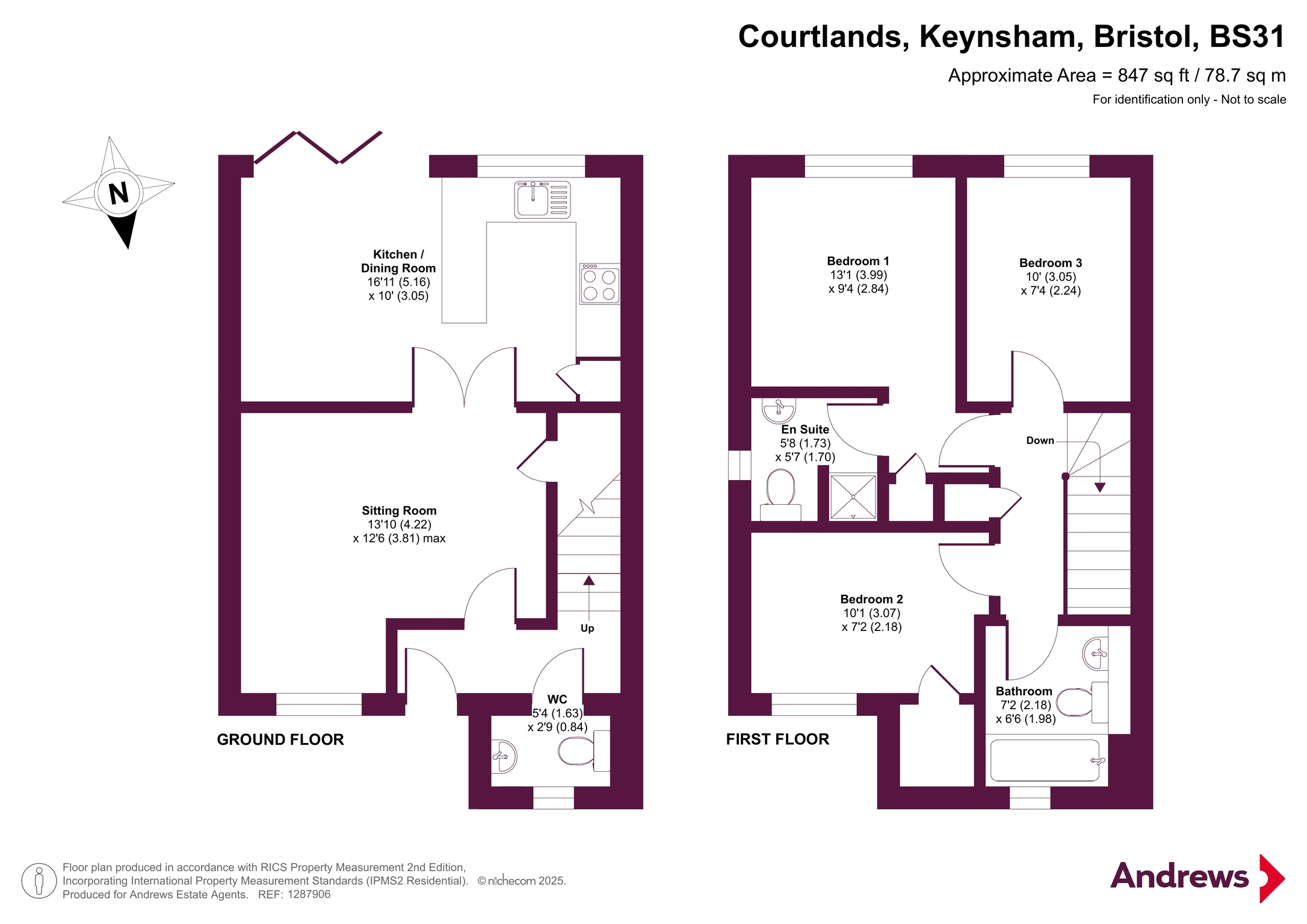 18, Courtlands, Bristol floorplan