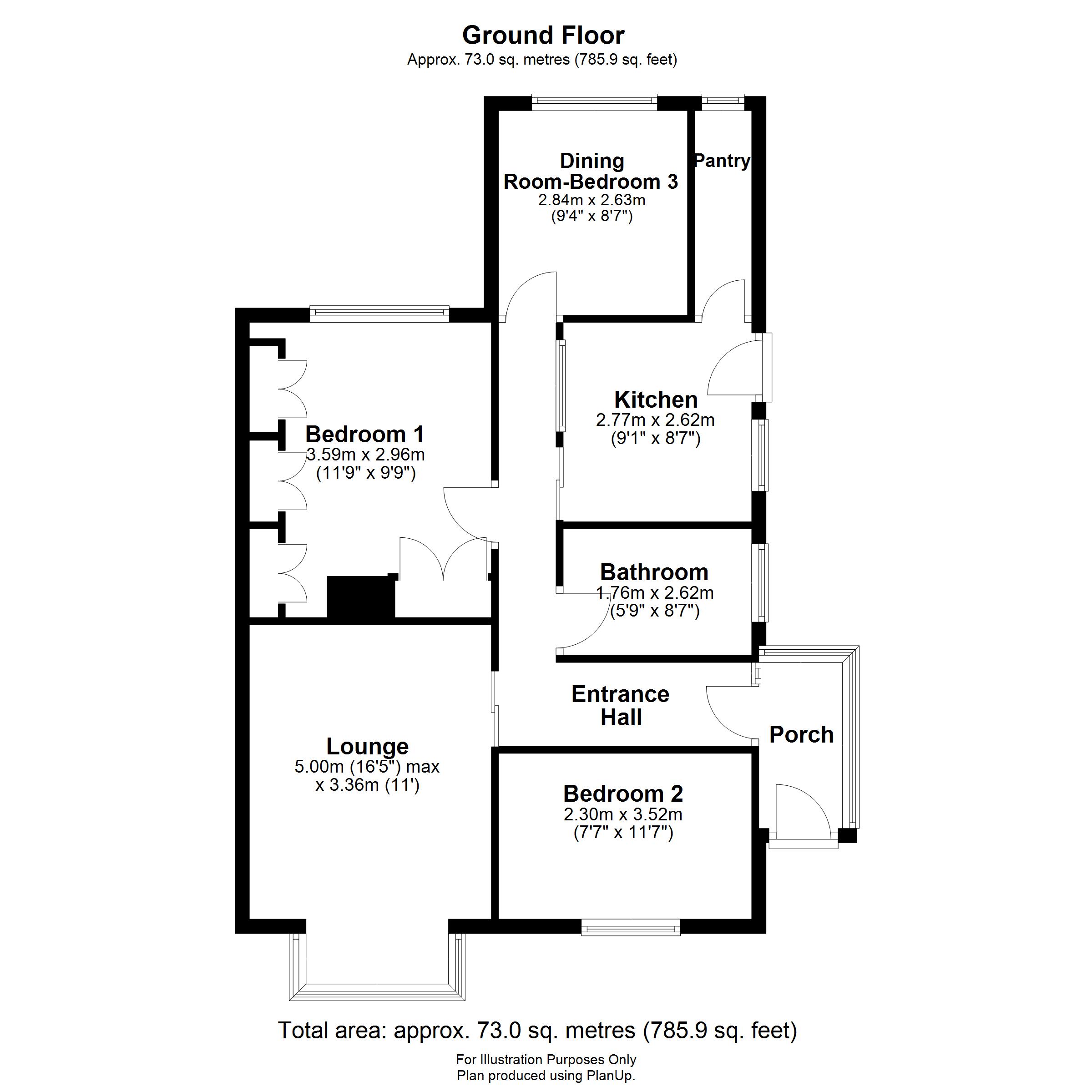 46, Silvey Avenue, Southwell floorplan