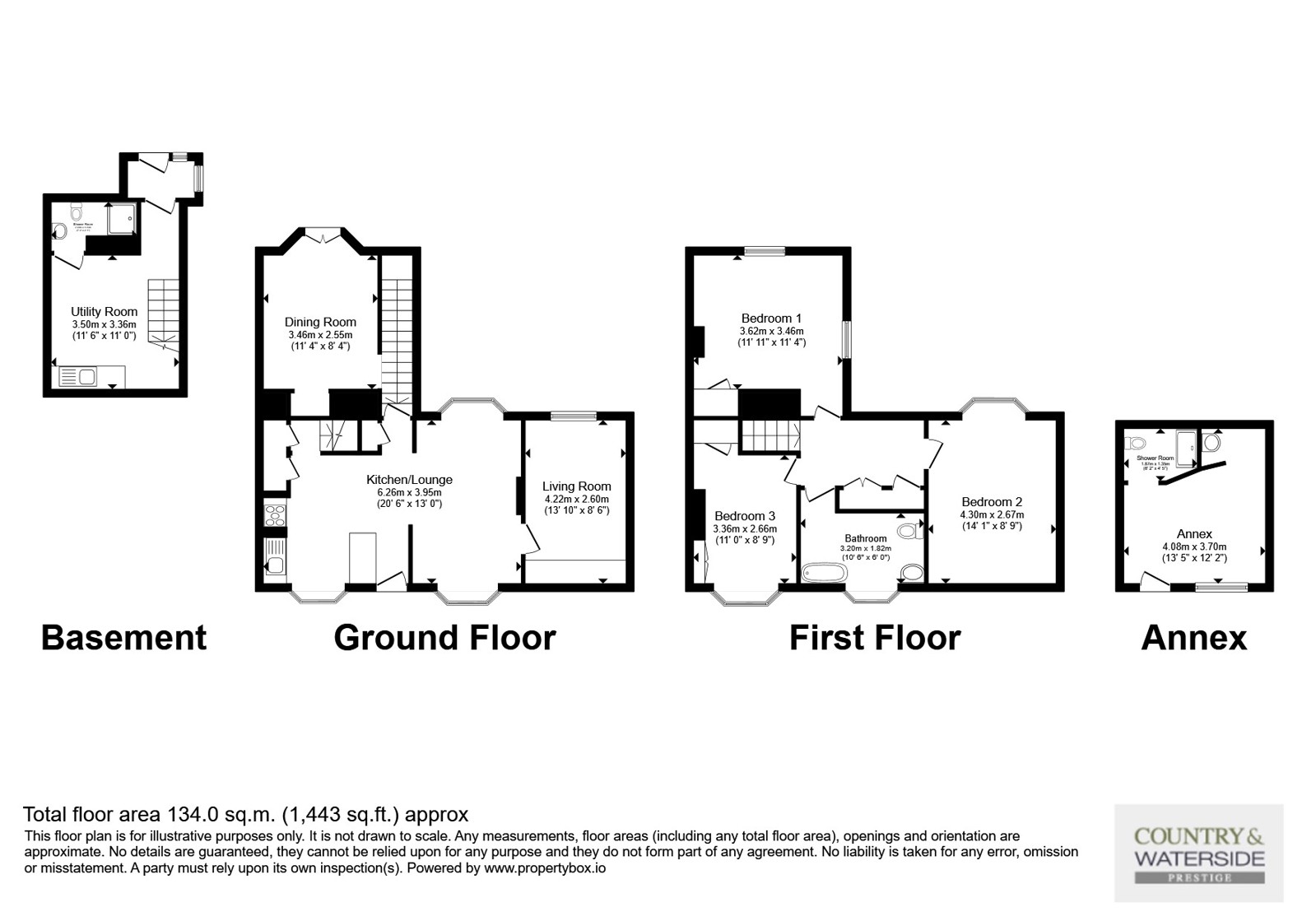 Penrose Cottage,, Turnpike Road, Cornwall floorplan