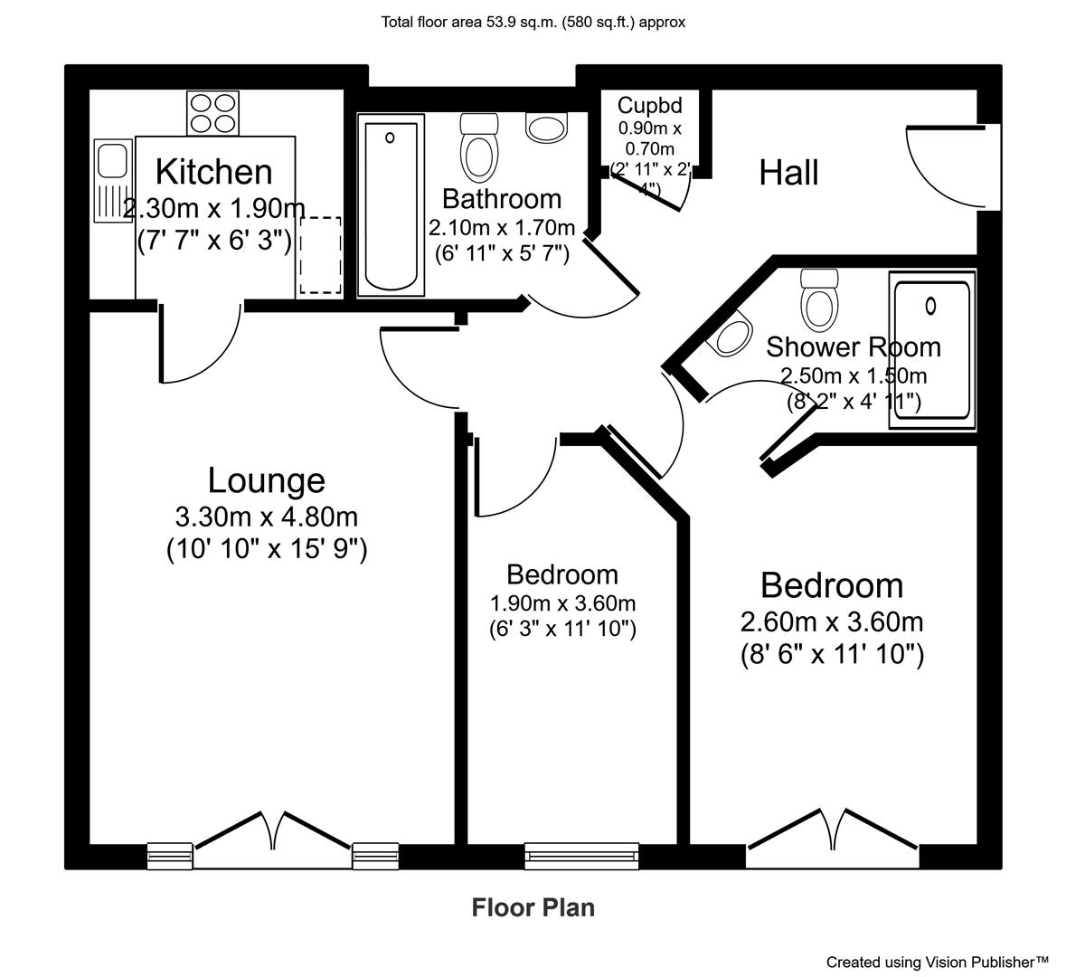 24, Oakwood Grove, Bury floorplan