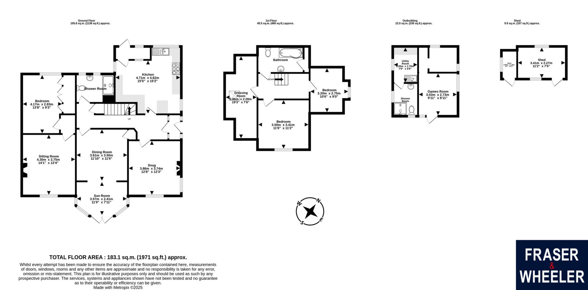 Oaklands, Warren Road, Dawlish Warren floorplan
